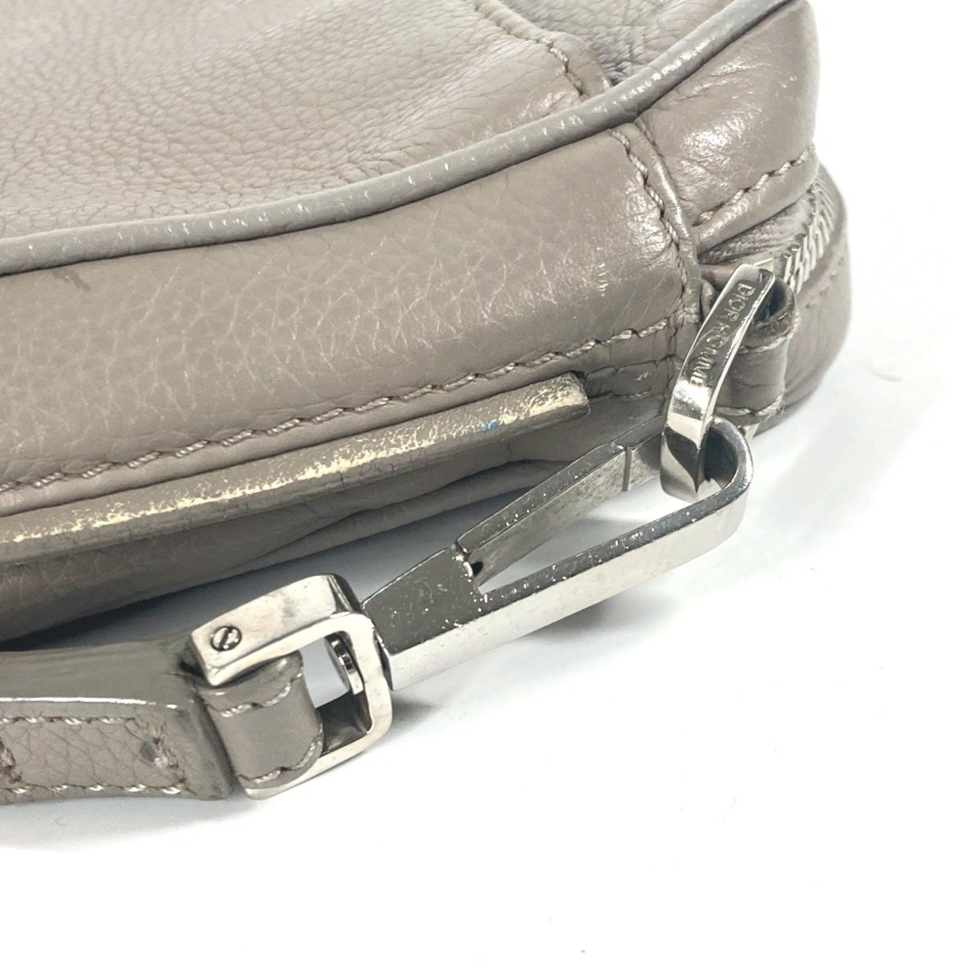 Dior CHRISTIAN DIOR Pouch With strap Cluch Bag gray Size ONE SIZE - 5 Thumbnail