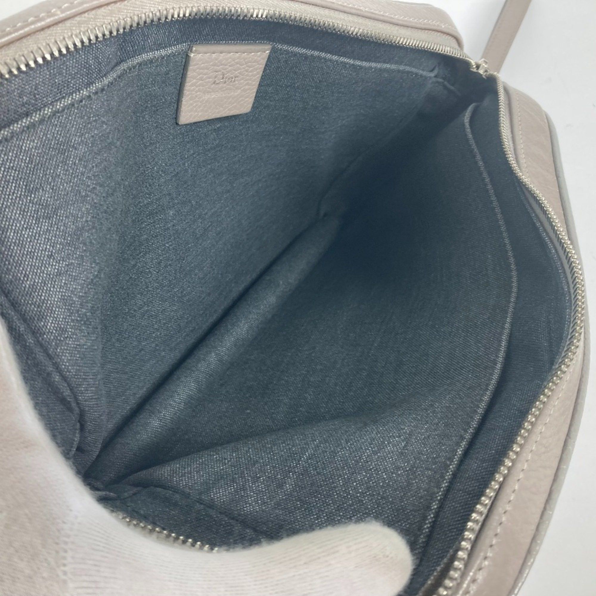 Dior CHRISTIAN DIOR Pouch With strap Cluch Bag gray Size ONE SIZE - 14 Thumbnail