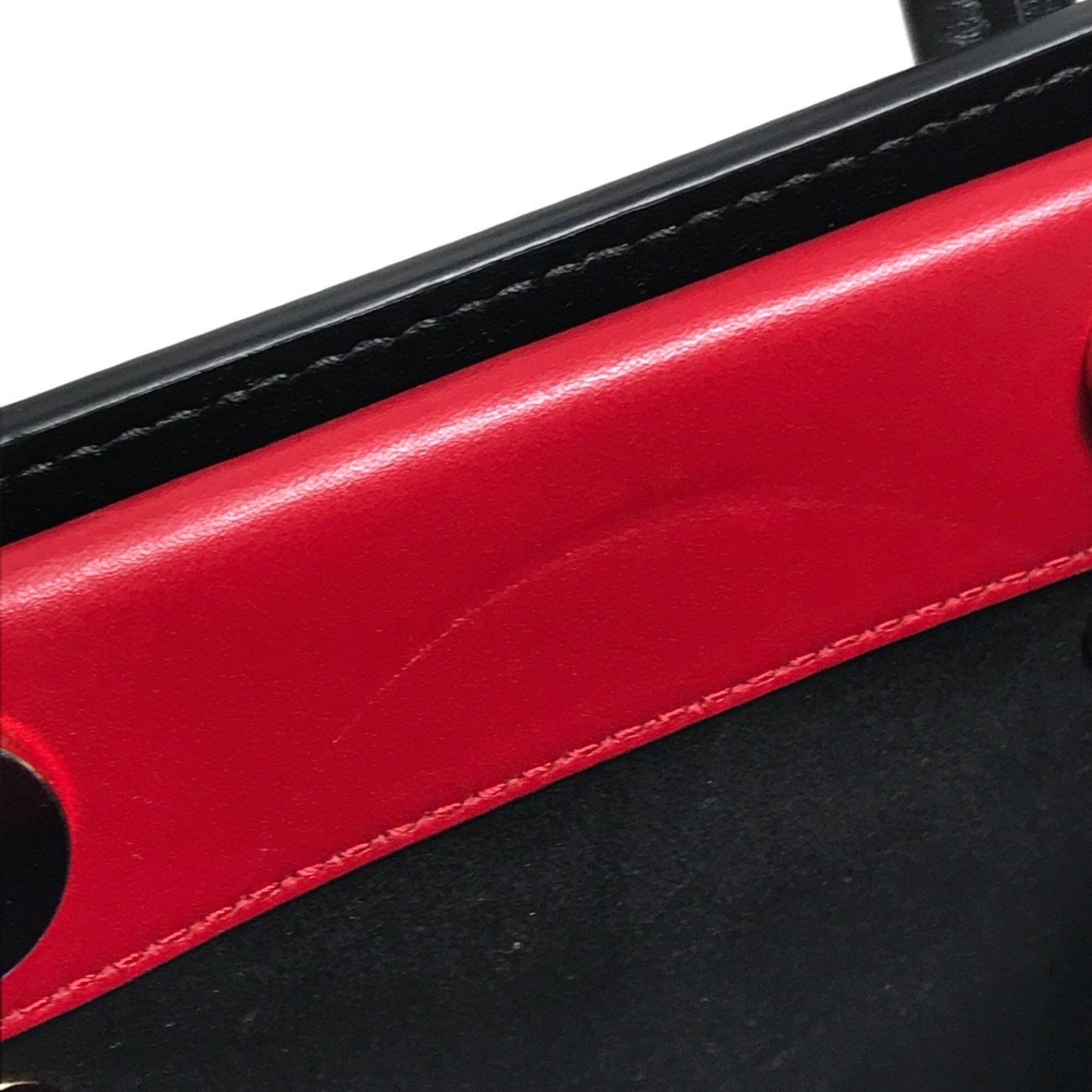 Dolce & Gabbana DOLCE&GABBANA Dot pattern Bag Mini Shoulder Bag Hand Bag White x Black x Red Size ONE SIZE - 10 Thumbnail