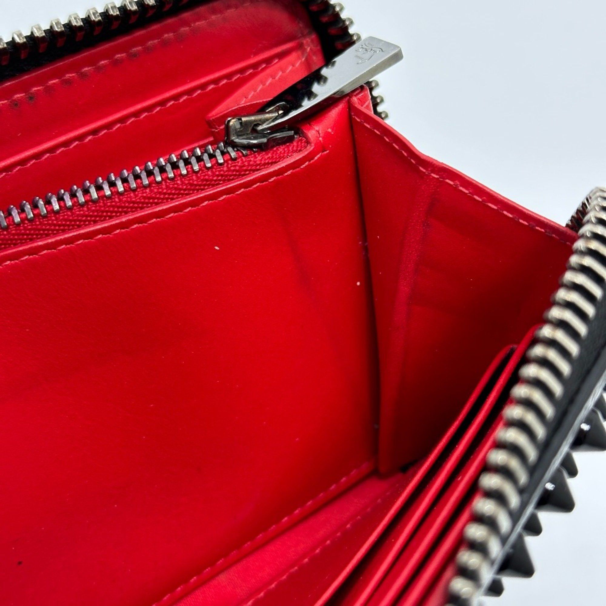 Christian Louboutin Christian Louboutin Panettone Zip Around Long Wallet Black Size ONE SIZE - 10 Thumbnail