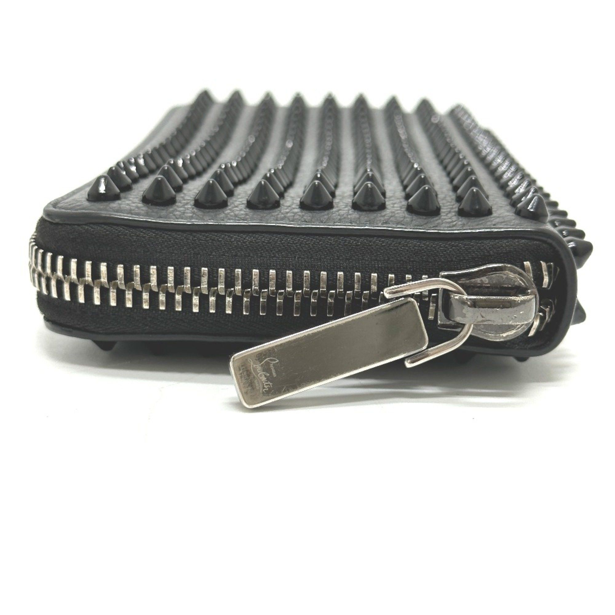 Christian Louboutin Christian Louboutin Panettone Zip Around Long Wallet Black Size ONE SIZE - 6 Thumbnail