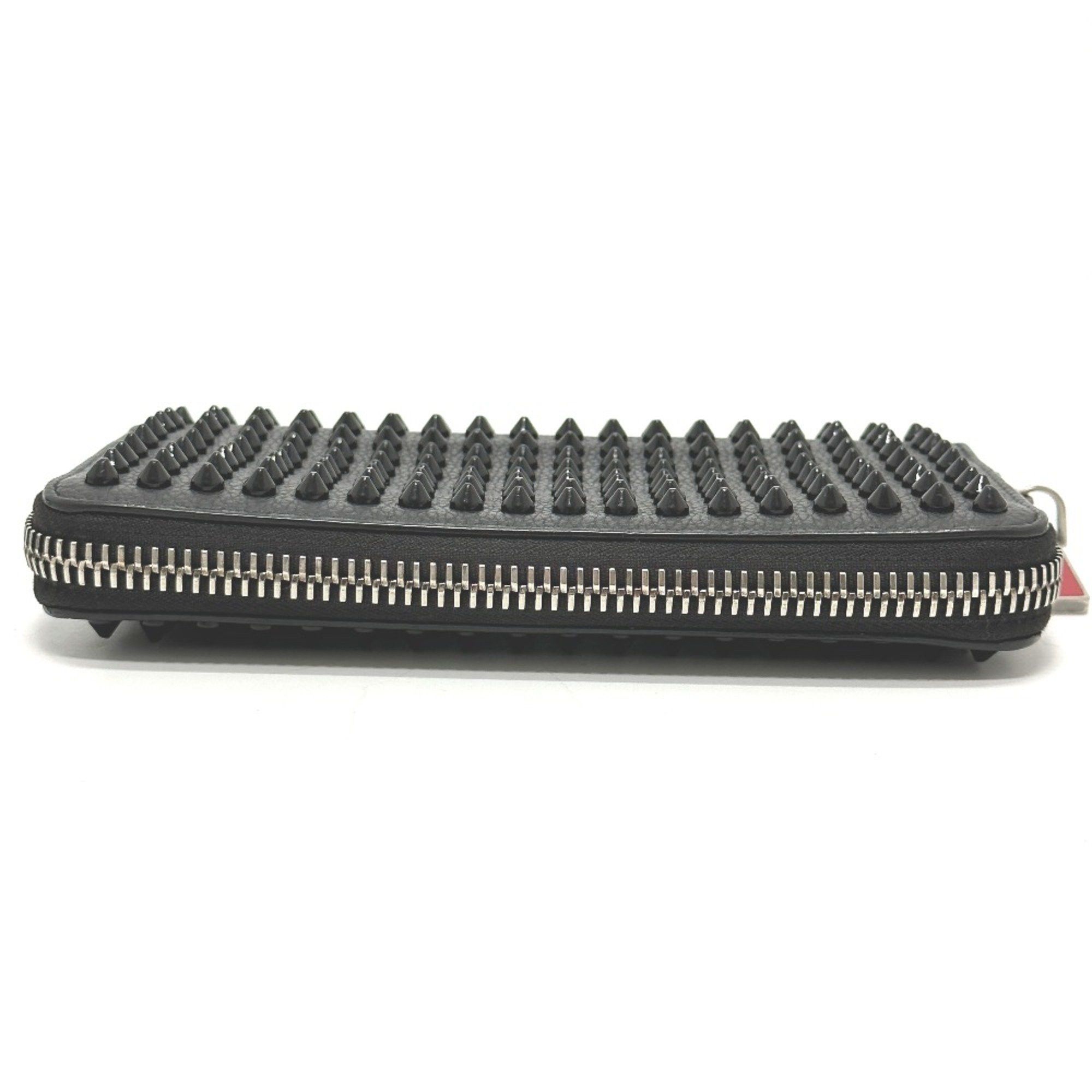 Christian Louboutin Christian Louboutin Panettone Zip Around Long Wallet Black Size ONE SIZE - 5 Thumbnail