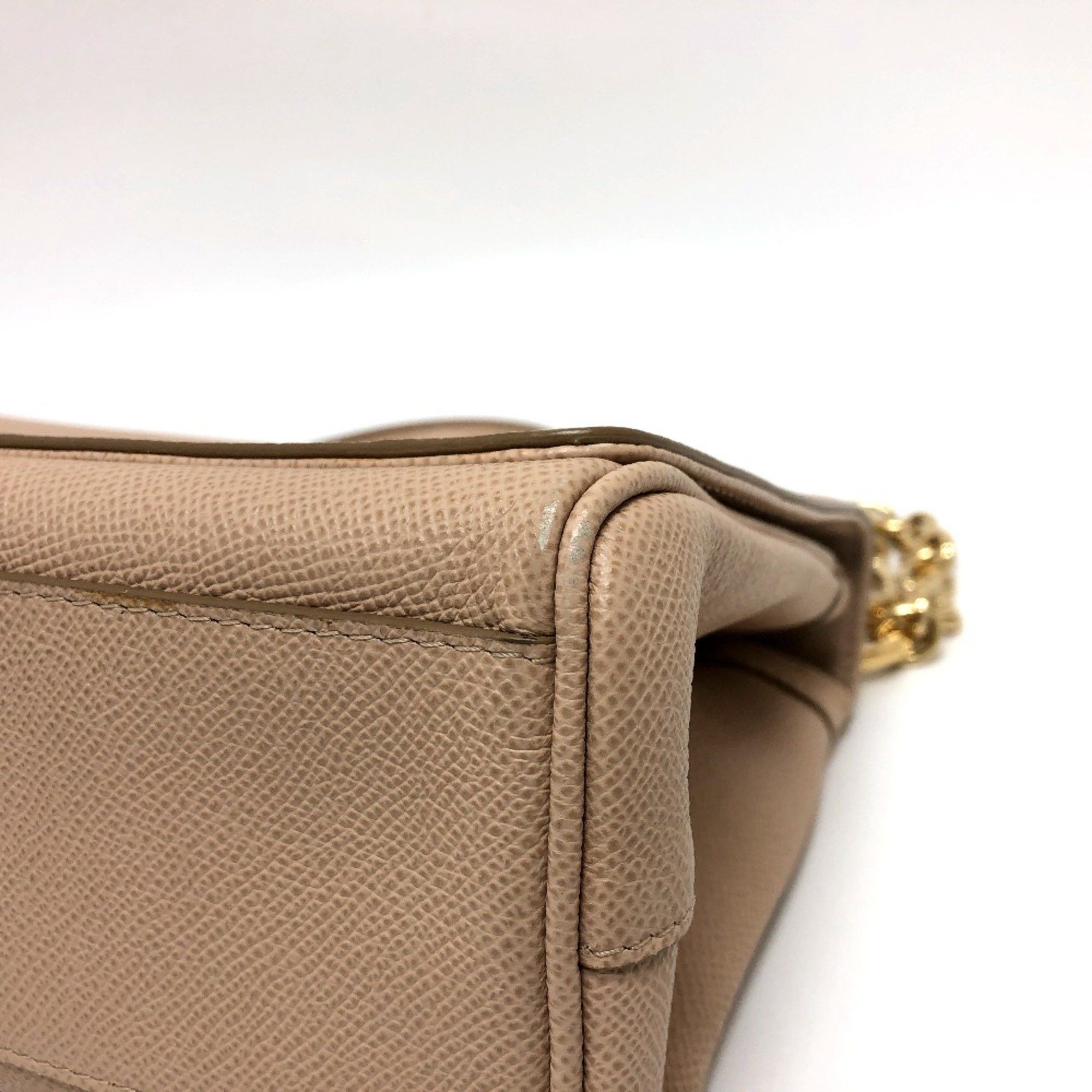 Dolce & Gabbana DOLCE&GABBANA 2WAY bag Shoulder Bag Beige GoldHardware Size ONE SIZE - 9 Thumbnail