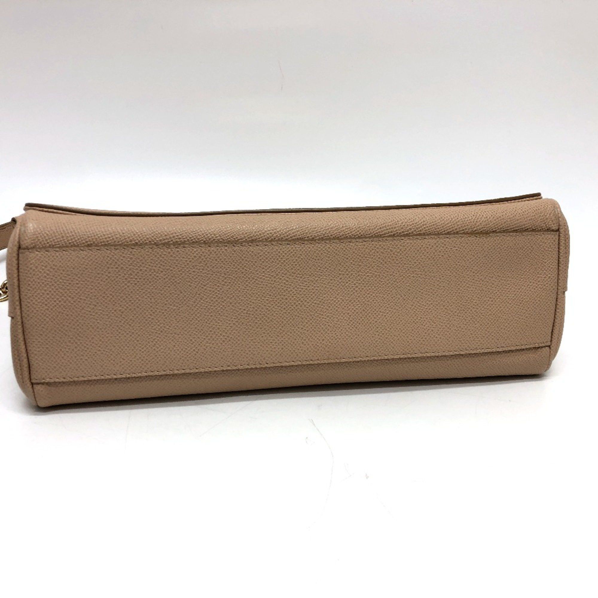 Dolce & Gabbana DOLCE&GABBANA 2WAY bag Shoulder Bag Beige GoldHardware Size ONE SIZE - 7 Thumbnail