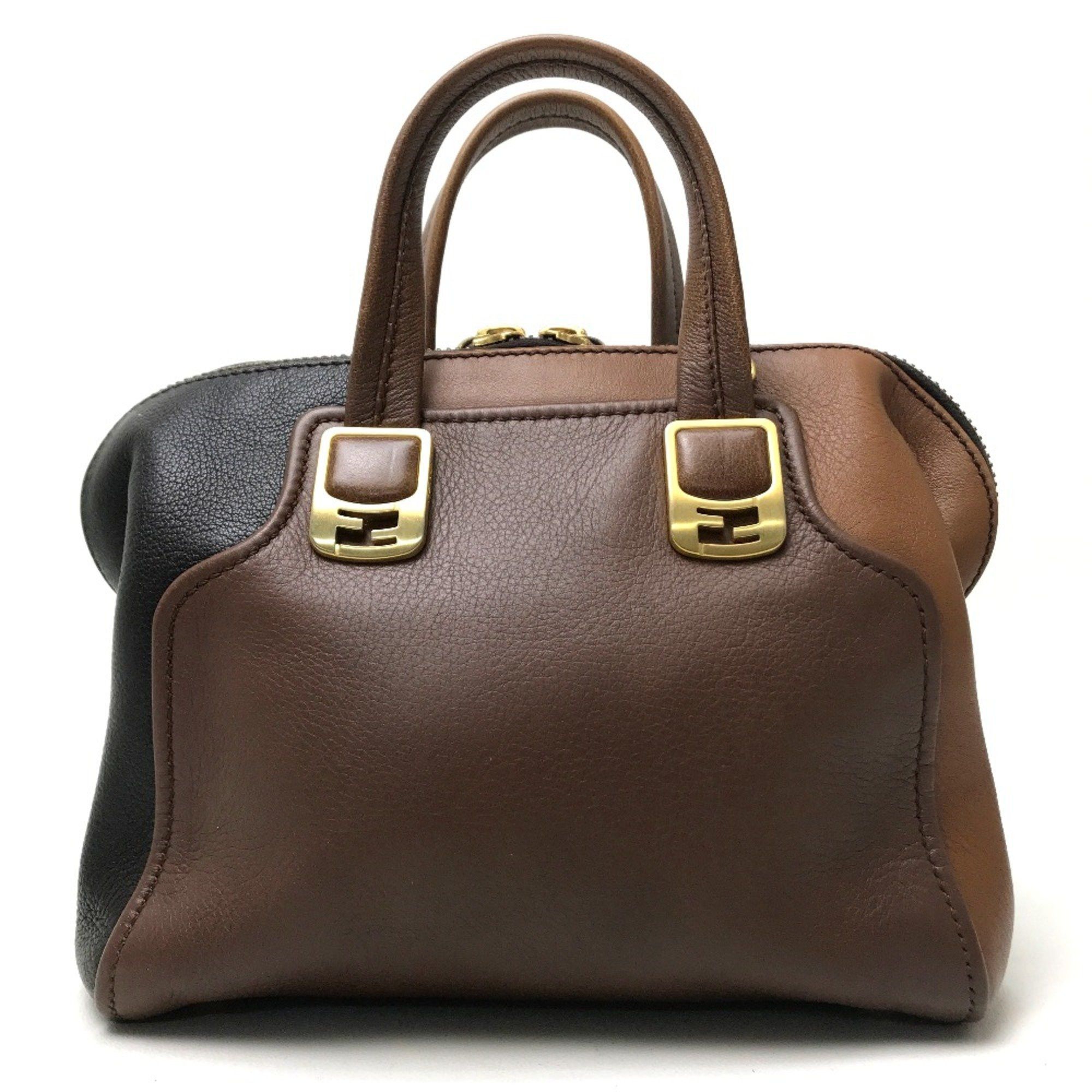 Fendi Fendi 8BL117 2WAY Shoulder Bag Hand Bag Brown Size ONE SIZE - 2 Thumbnail