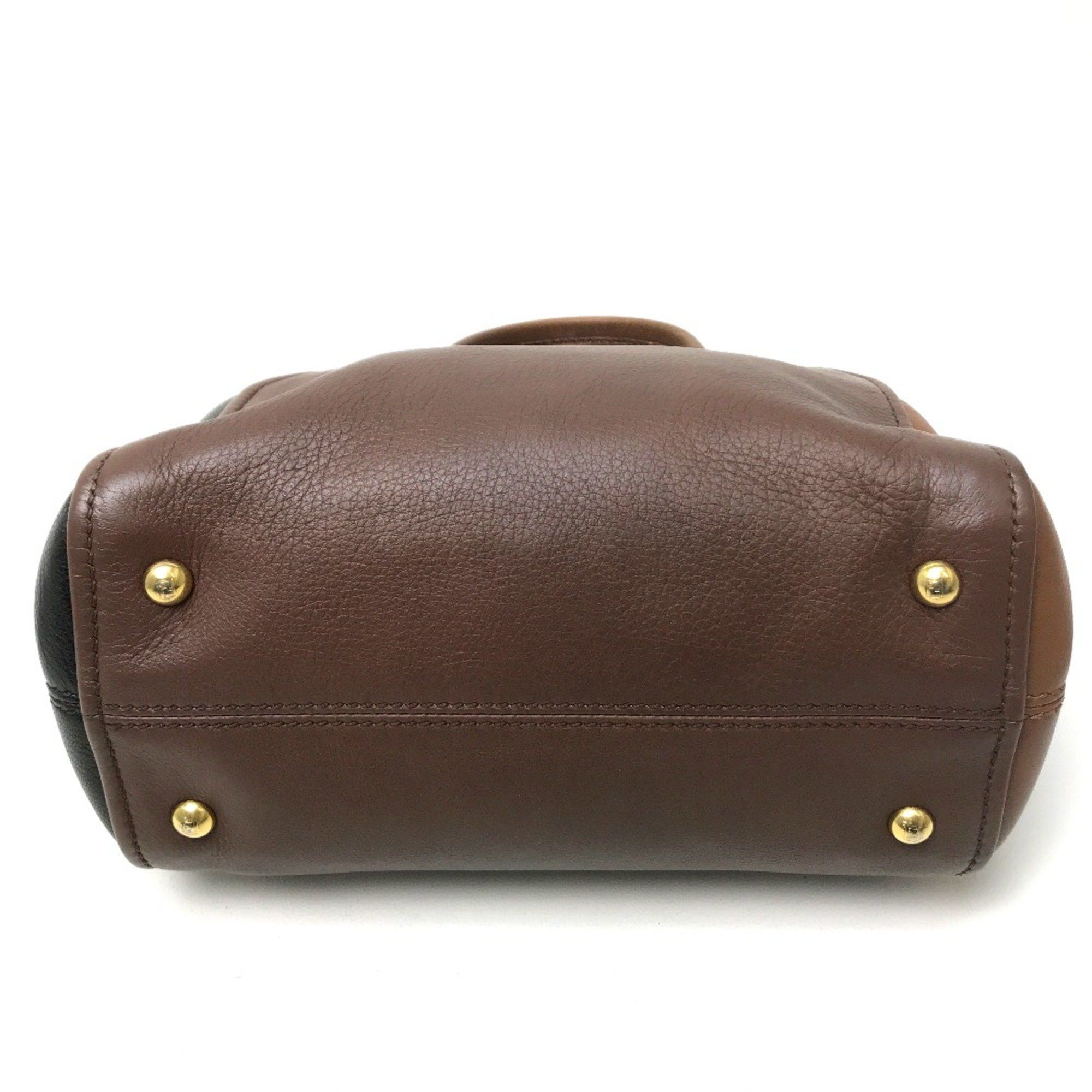 Fendi Fendi 8BL117 2WAY Shoulder Bag Hand Bag Brown Size ONE SIZE - 3 Thumbnail