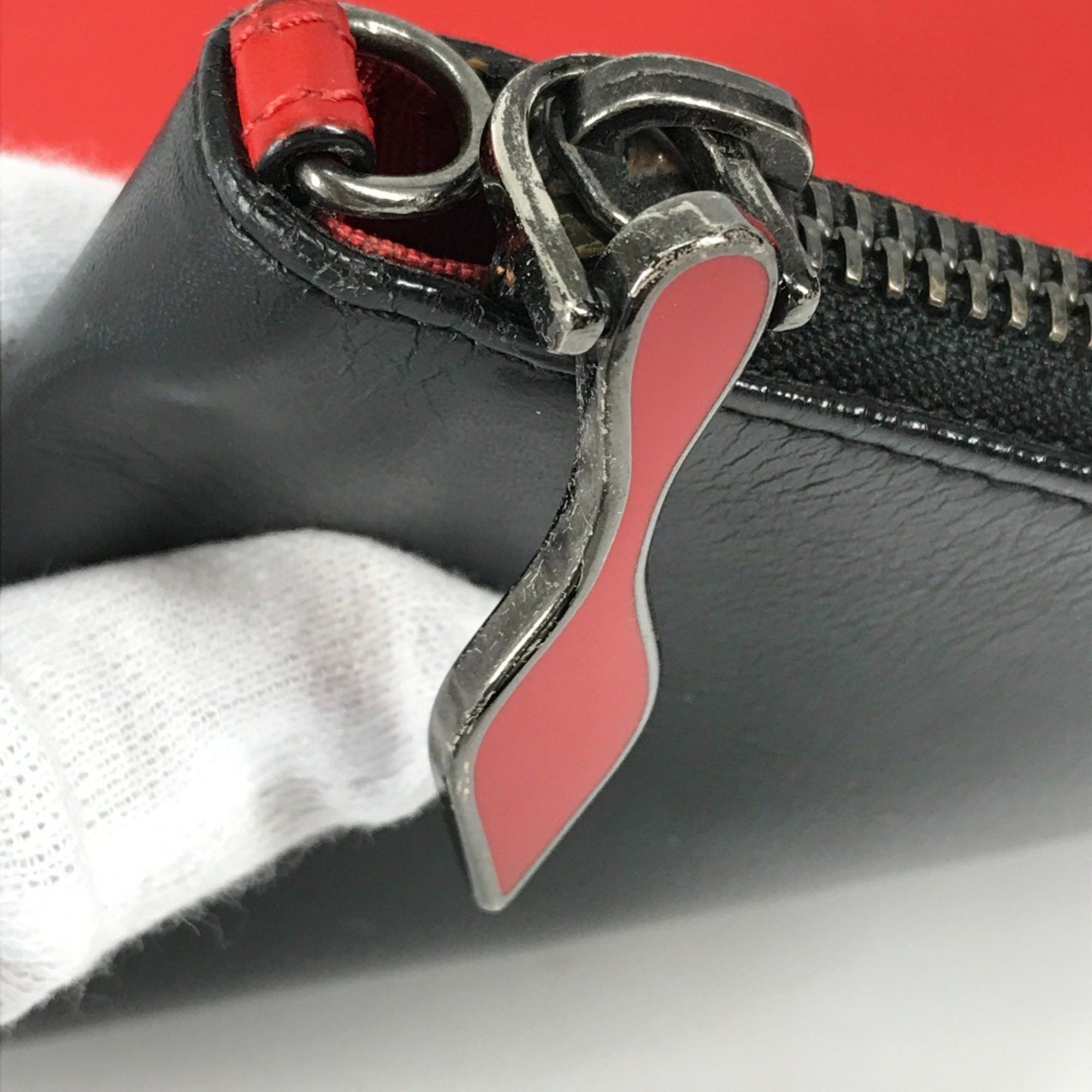Christian Louboutin Christian Louboutin bag Clutch bag Black Red Size ONE SIZE - 10 Thumbnail