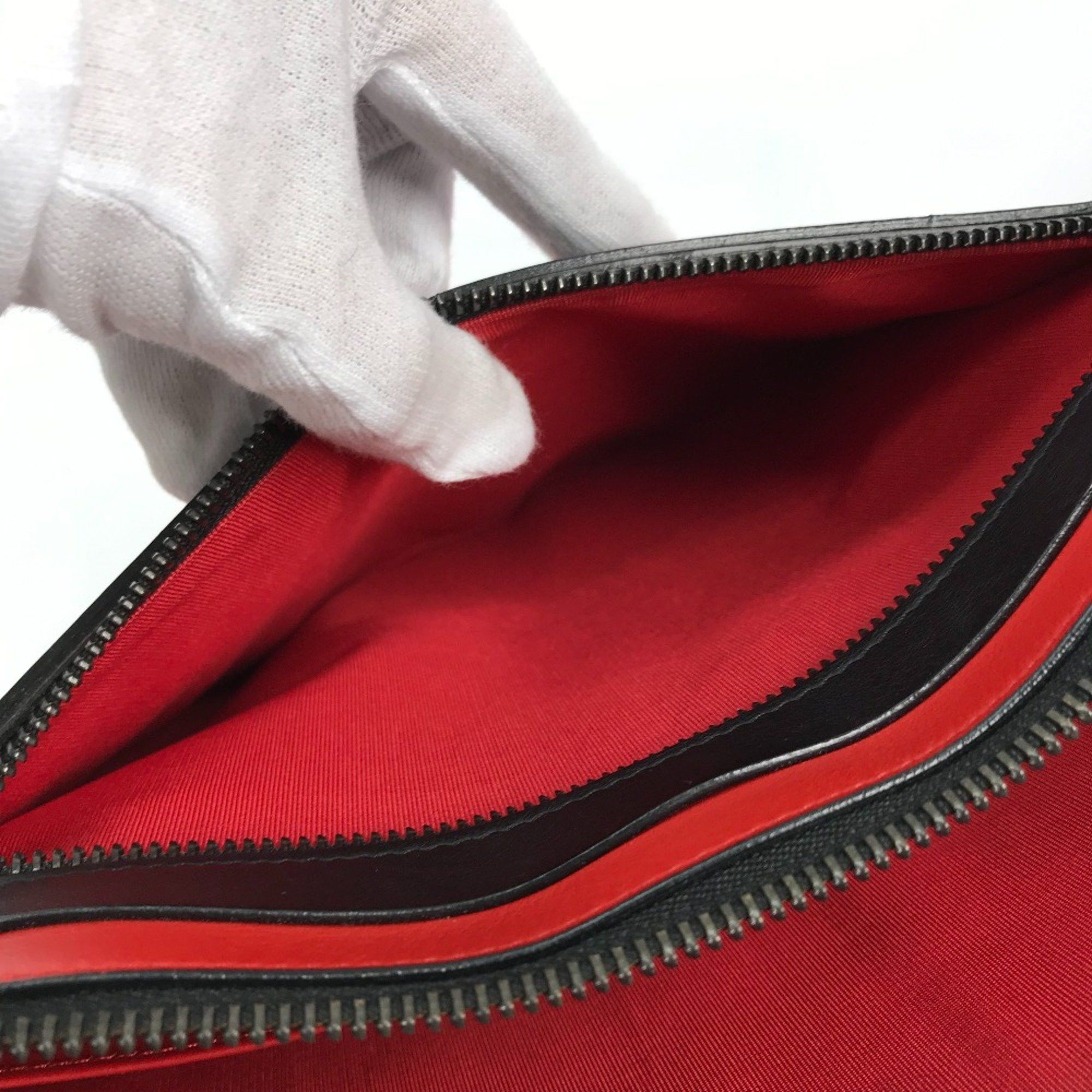 Christian Louboutin Christian Louboutin bag Clutch bag Black Red Size ONE SIZE - 15 Thumbnail