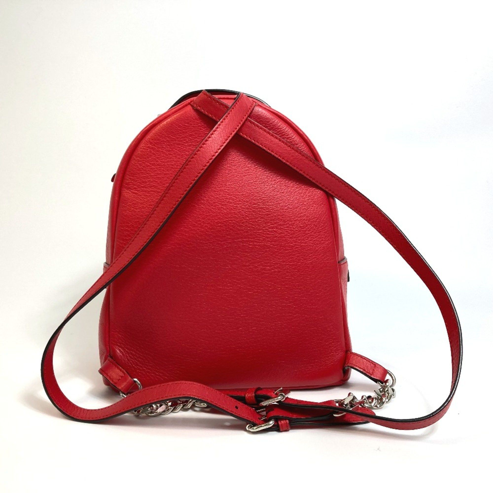 Fendi Fendi 8BZ038 Valentine limited color studs Backpack Backpack Red Red Size ONE SIZE - 2 Thumbnail