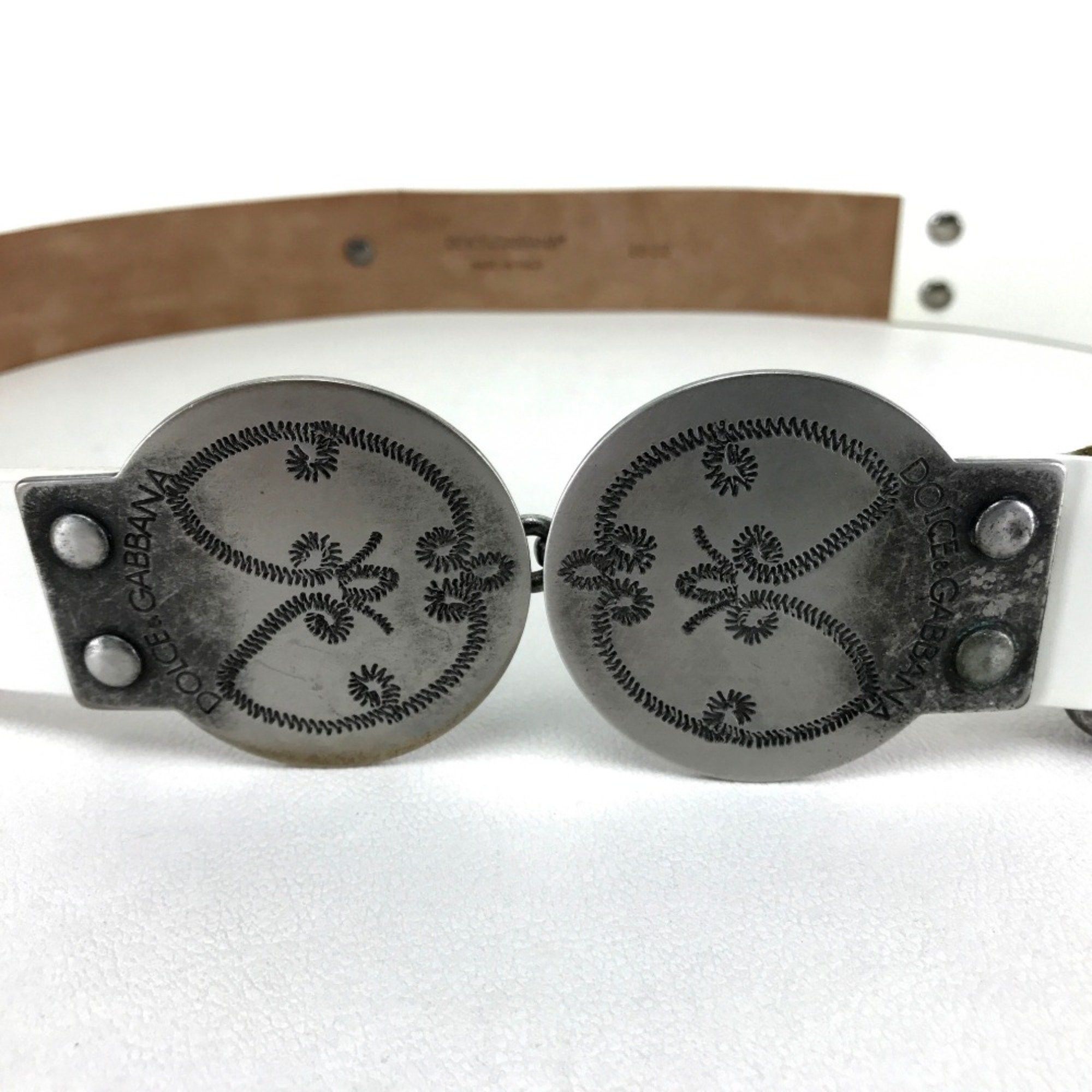 Dolce & Gabbana DOLCE&GABBANA Women's belt belt WhiteBased Size ONE SIZE - 3 Thumbnail