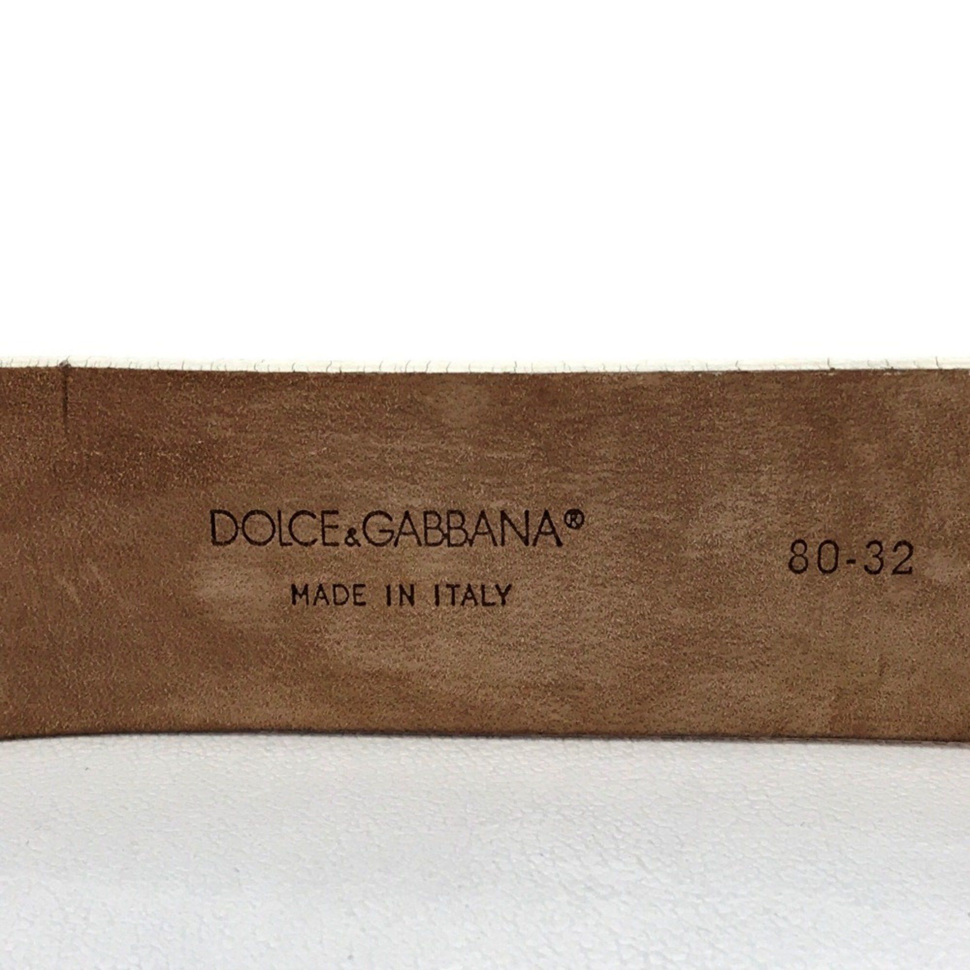 Dolce & Gabbana DOLCE&GABBANA Women's belt belt WhiteBased Size ONE SIZE - 8 Thumbnail