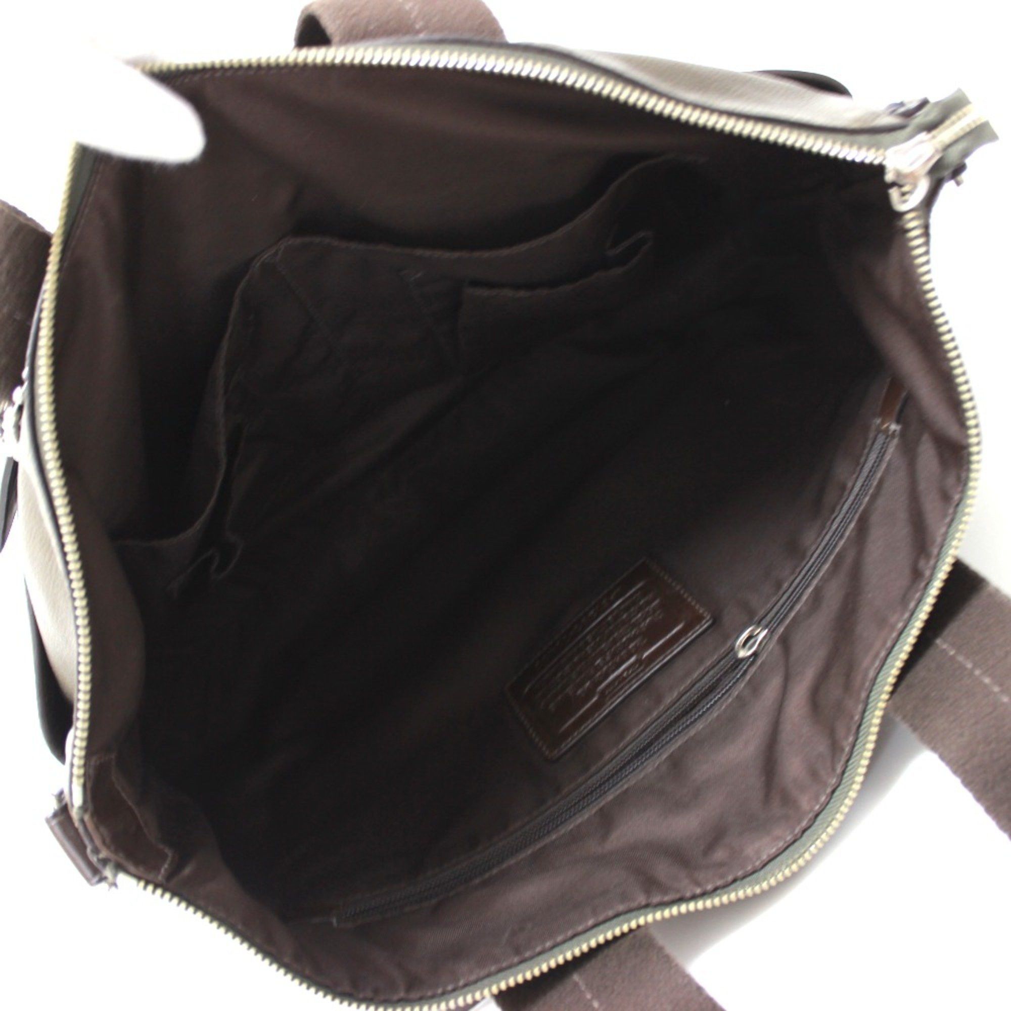 Coach coach 70490 Bag Hand Bag Tote Bag Green khaki Size ONE SIZE - 7 Thumbnail