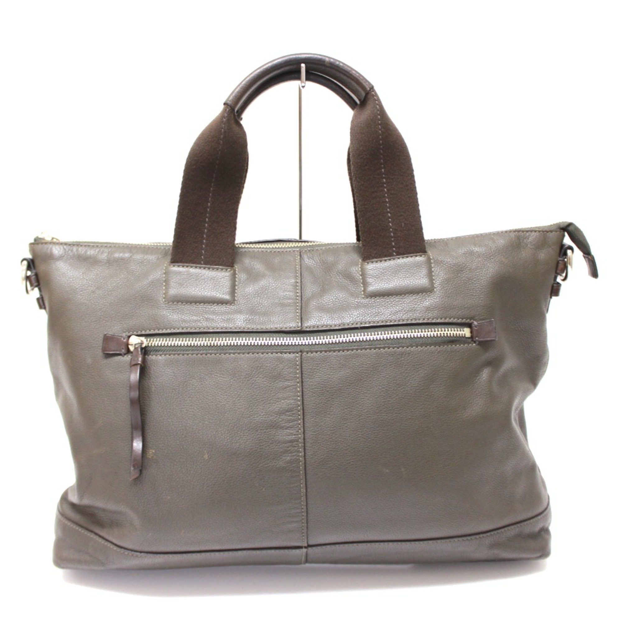 Coach coach 70490 Bag Hand Bag Tote Bag Green khaki Size ONE SIZE - 3 Thumbnail