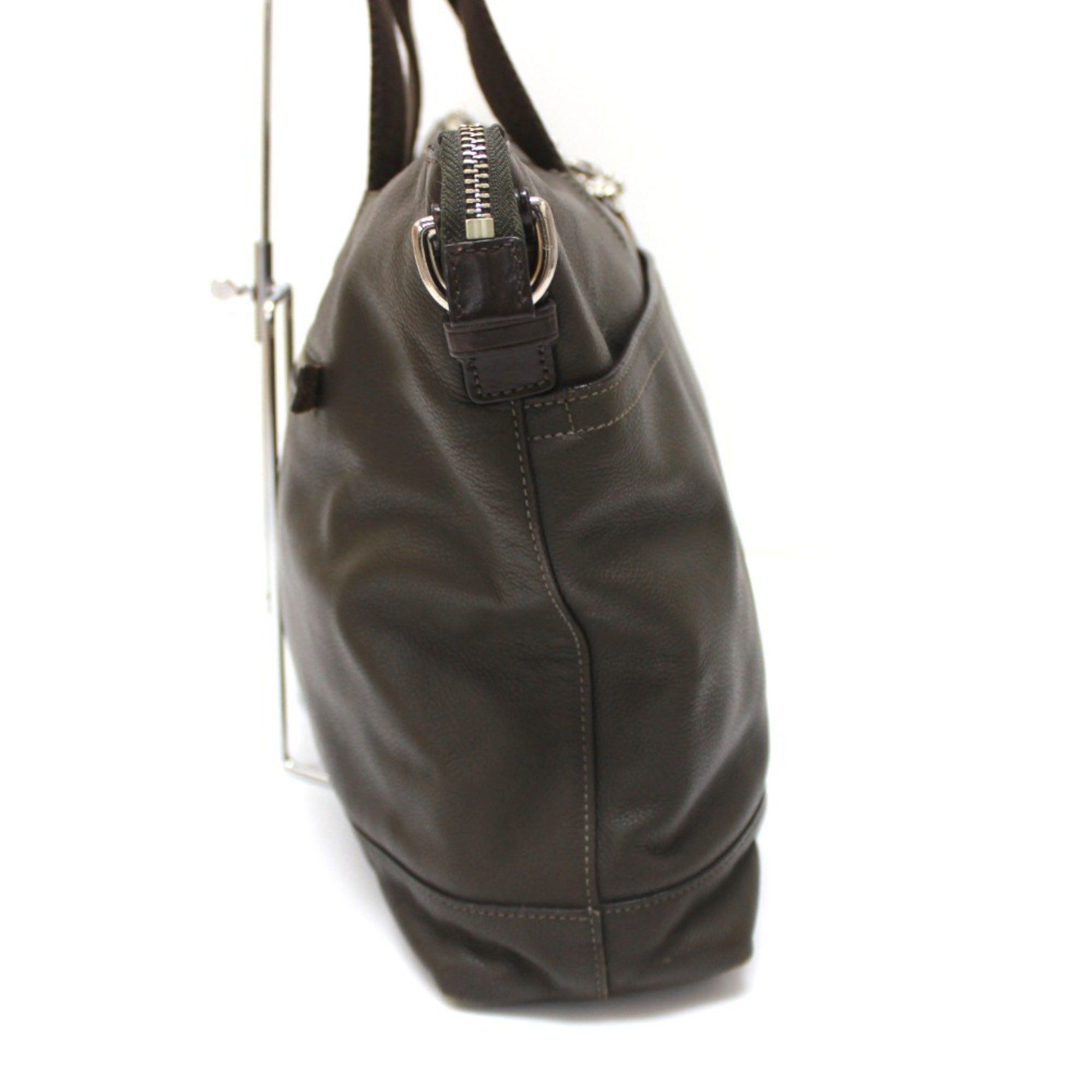 Coach coach 70490 Bag Hand Bag Tote Bag Green khaki Size ONE SIZE - 2 Thumbnail
