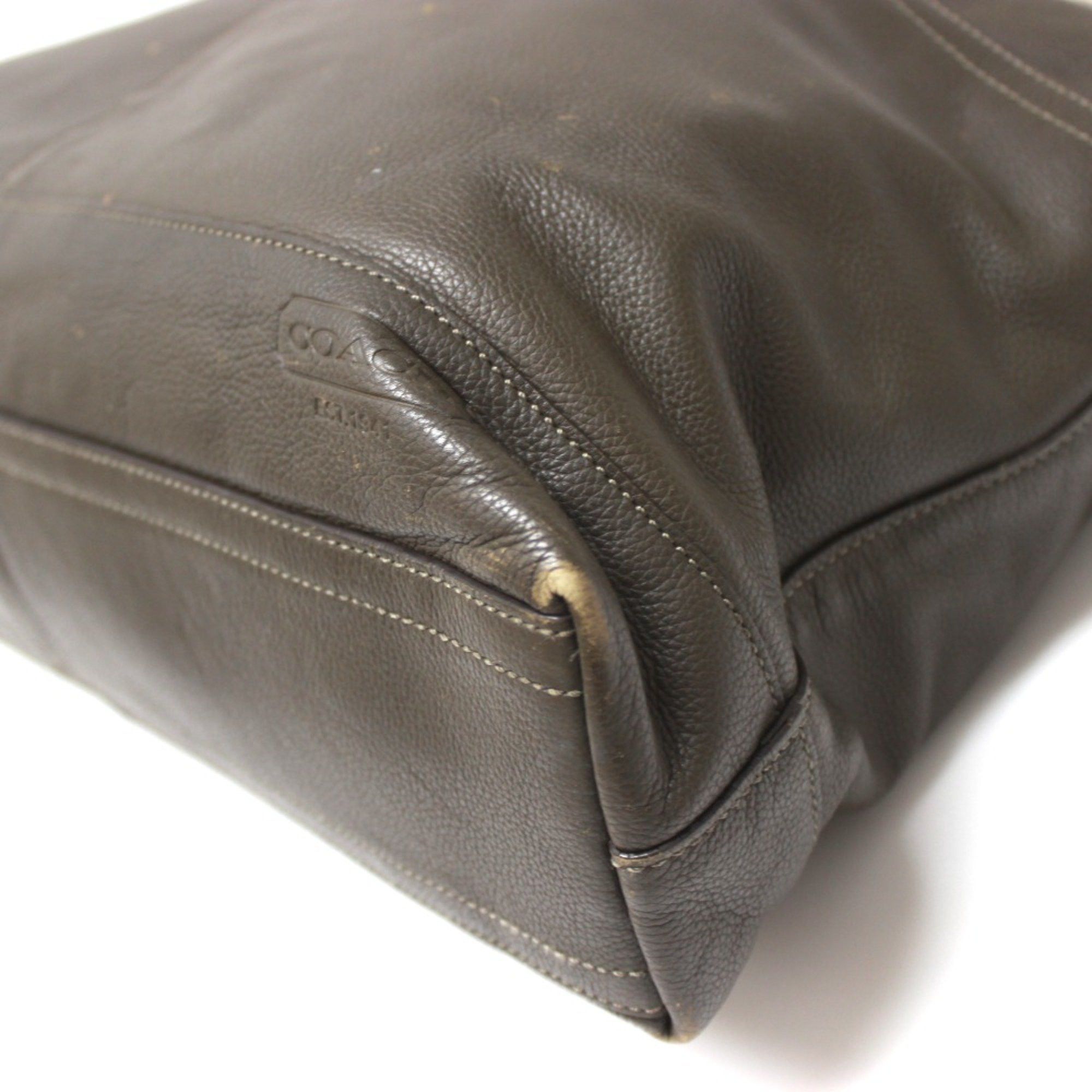 Coach coach 70490 Bag Hand Bag Tote Bag Green khaki Size ONE SIZE - 4 Thumbnail