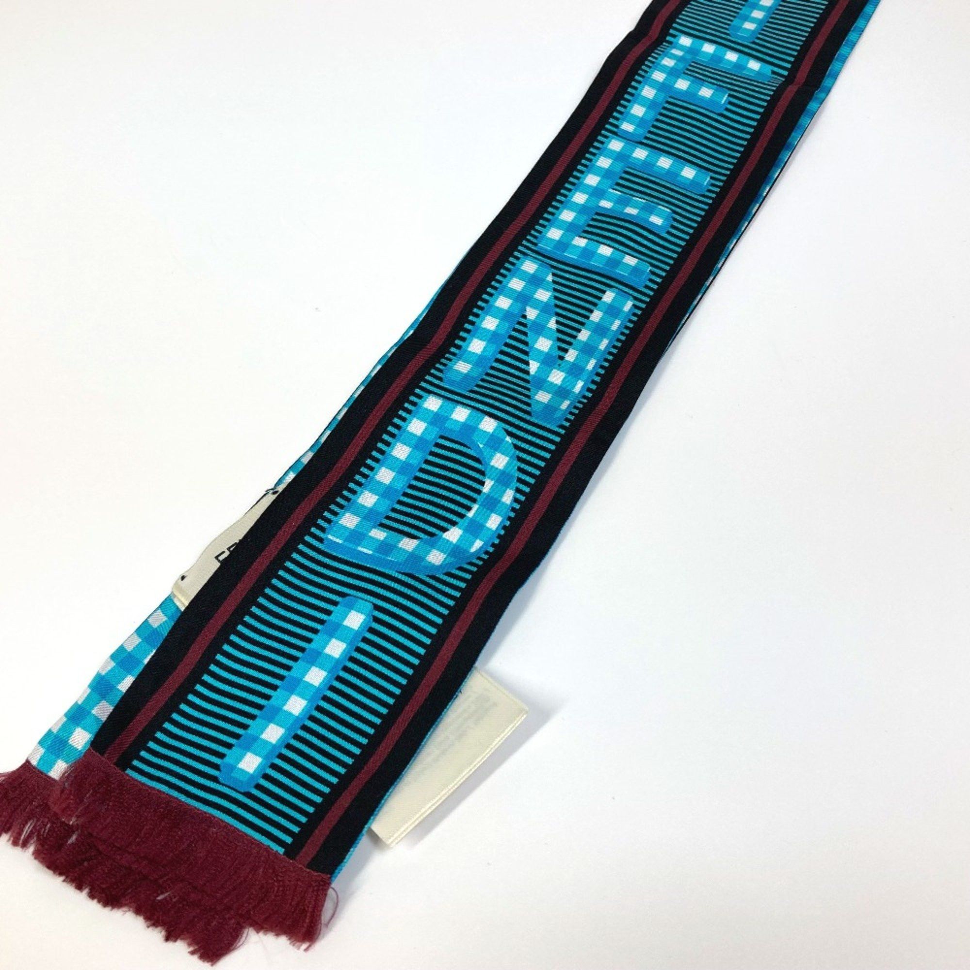 Fendi Fendi Bandeau Scarf Blue Based Size ONE SIZE - 6 Thumbnail