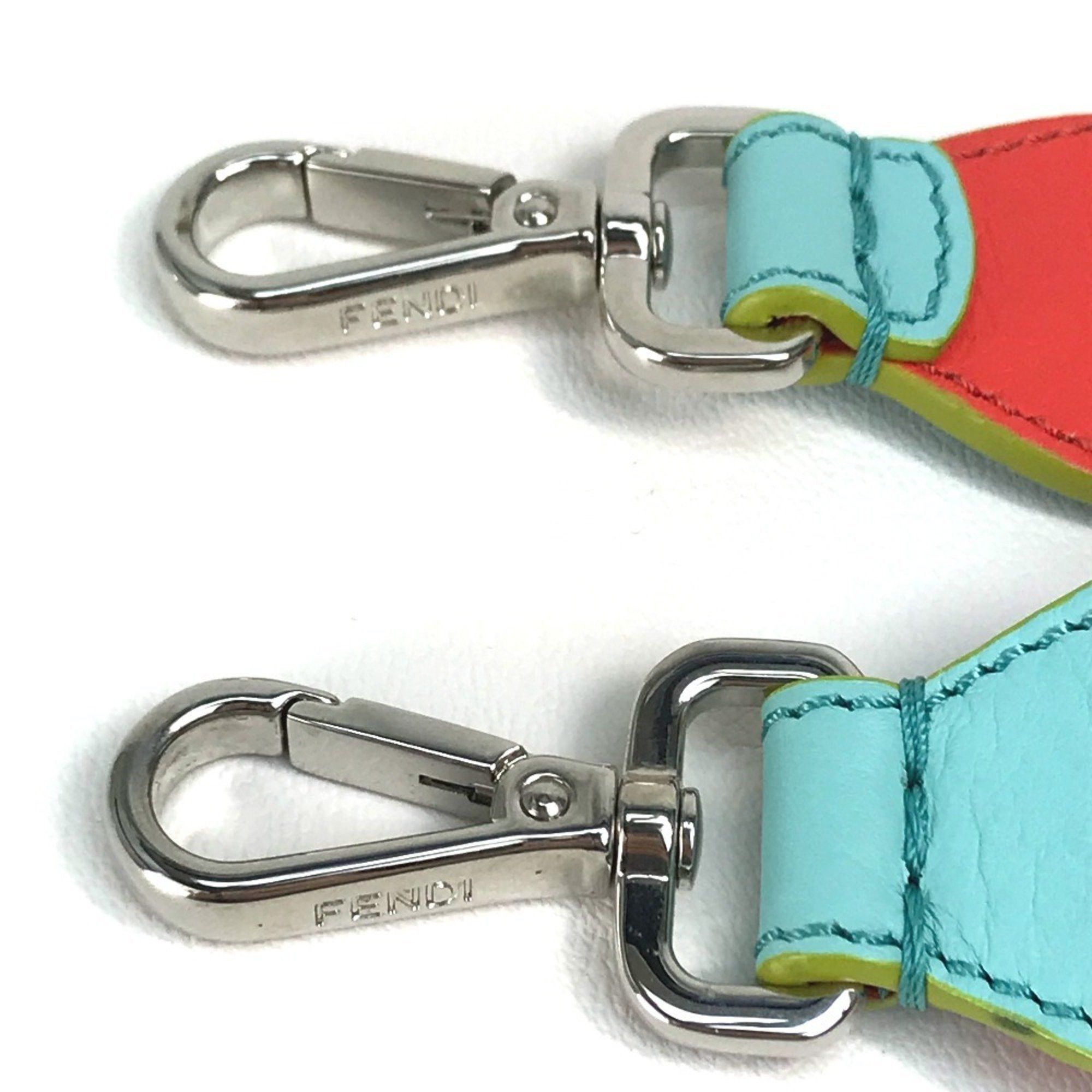 Fendi Fendi Bicolor Bag Replacement strap Bag accessories Shoulder strap Light blue x orange x yellow Size ONE SIZE - 6 Thumbnail