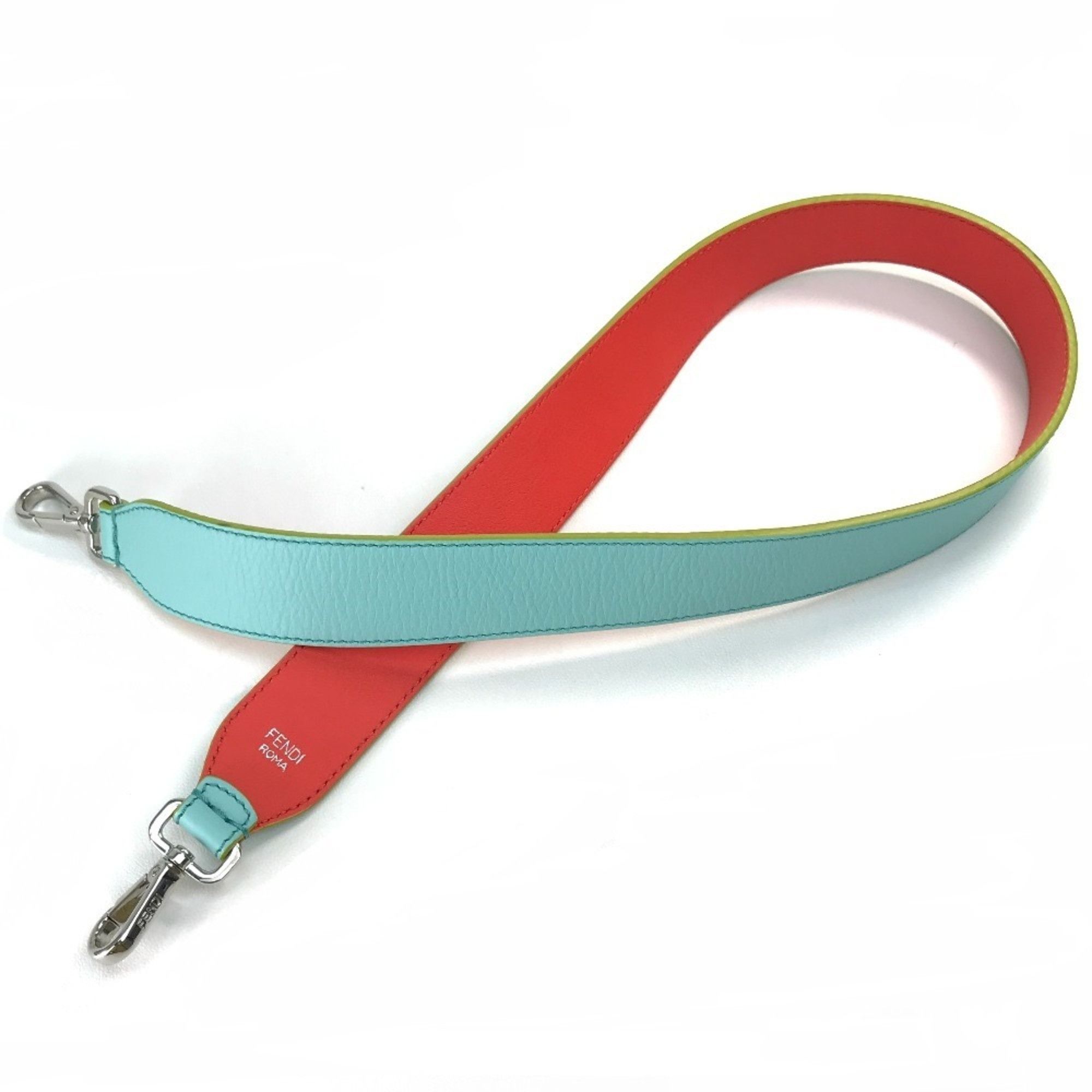 Fendi Fendi Bicolor Bag Replacement strap Bag accessories Shoulder strap Light blue x orange x yellow Size ONE SIZE - 8 Thumbnail