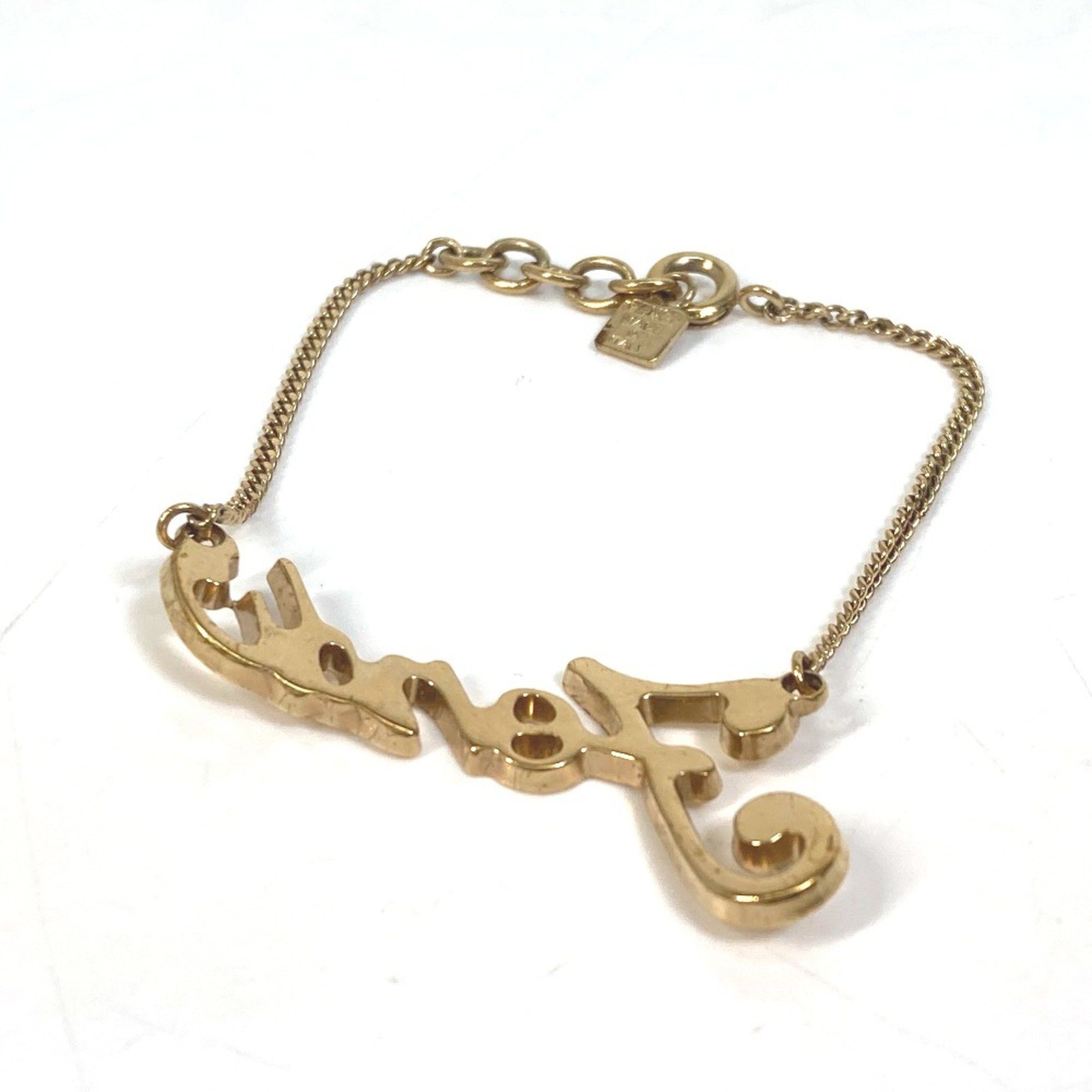Fendi Fendi Accessories logo Bracelet Gold Size ONE SIZE - 3 Thumbnail