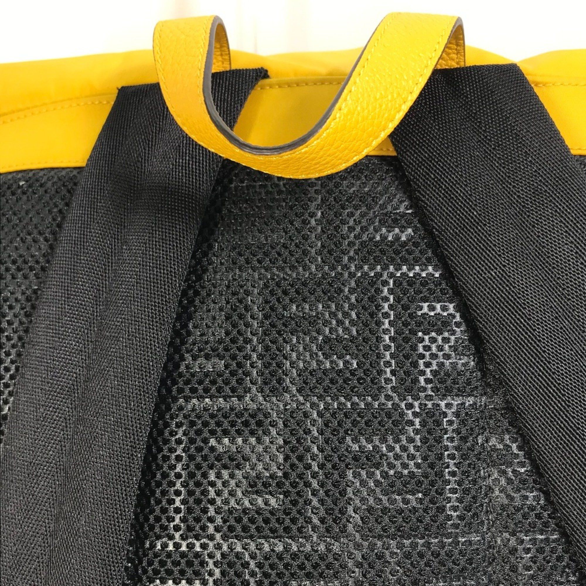 Fendi Fendi 7VZ066 backpack bag Backpack yellow Size ONE SIZE - 9 Thumbnail