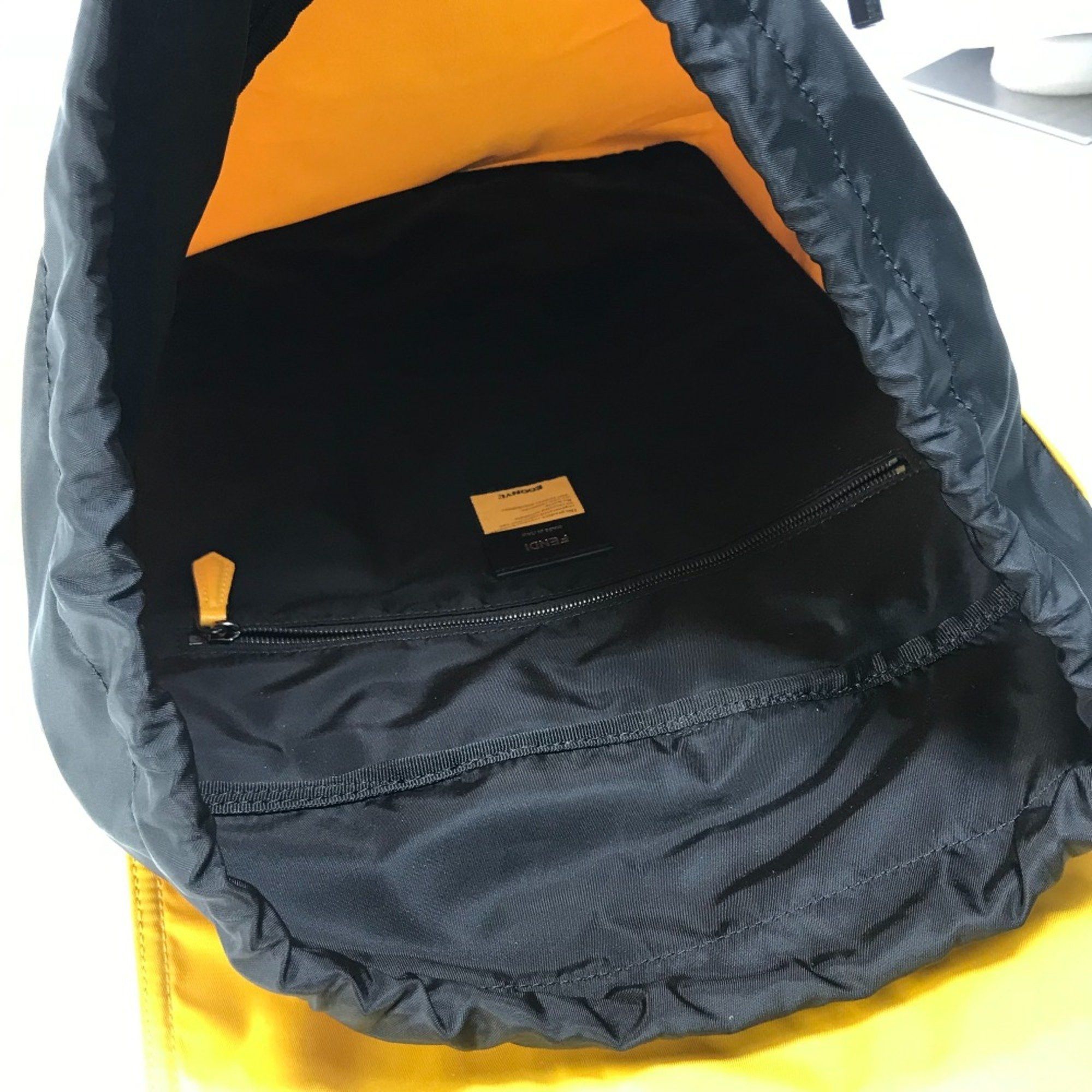 Fendi Fendi 7VZ066 backpack bag Backpack yellow Size ONE SIZE - 12 Thumbnail