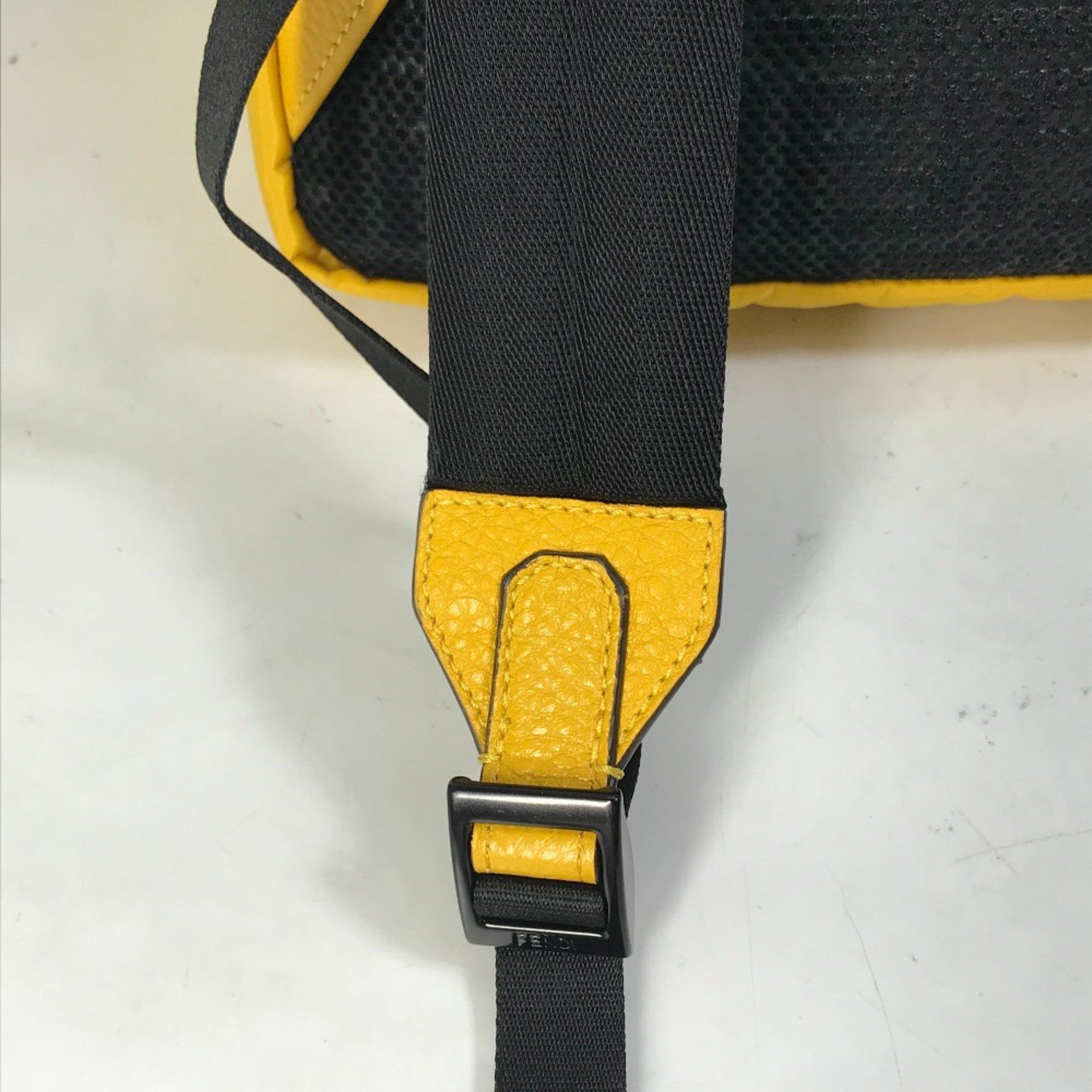 Fendi Fendi 7VZ066 backpack bag Backpack yellow Size ONE SIZE - 8 Thumbnail