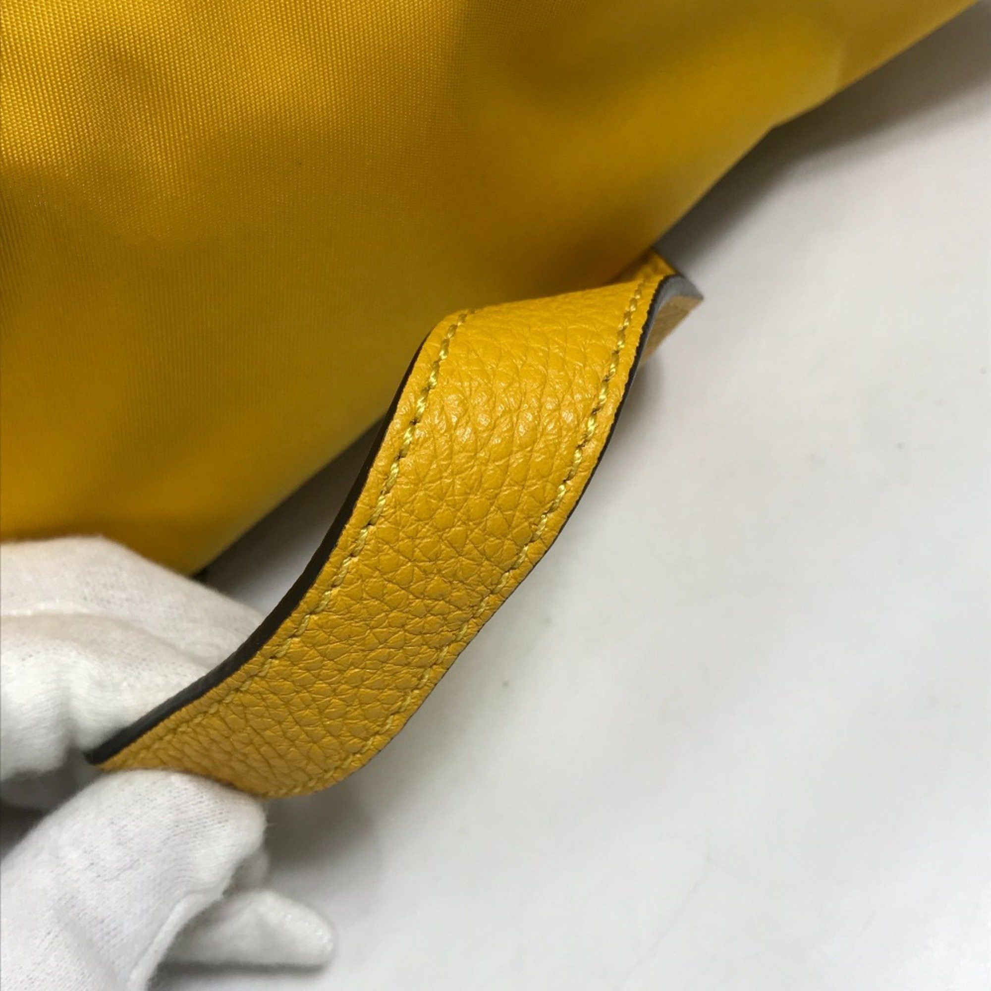 Fendi Fendi 7VZ066 backpack bag Backpack yellow Size ONE SIZE - 6 Thumbnail