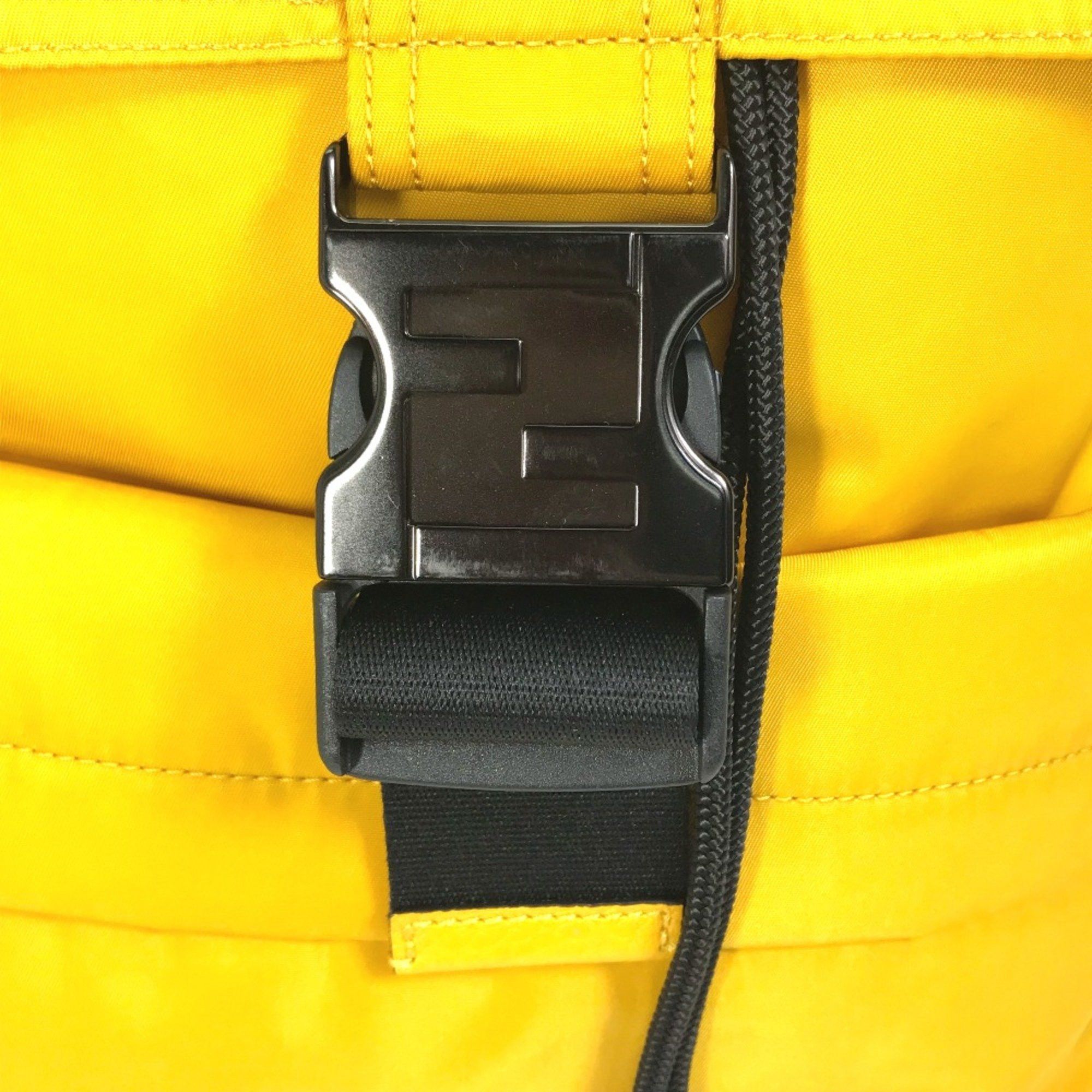 Fendi Fendi 7VZ066 backpack bag Backpack yellow Size ONE SIZE - 7 Thumbnail