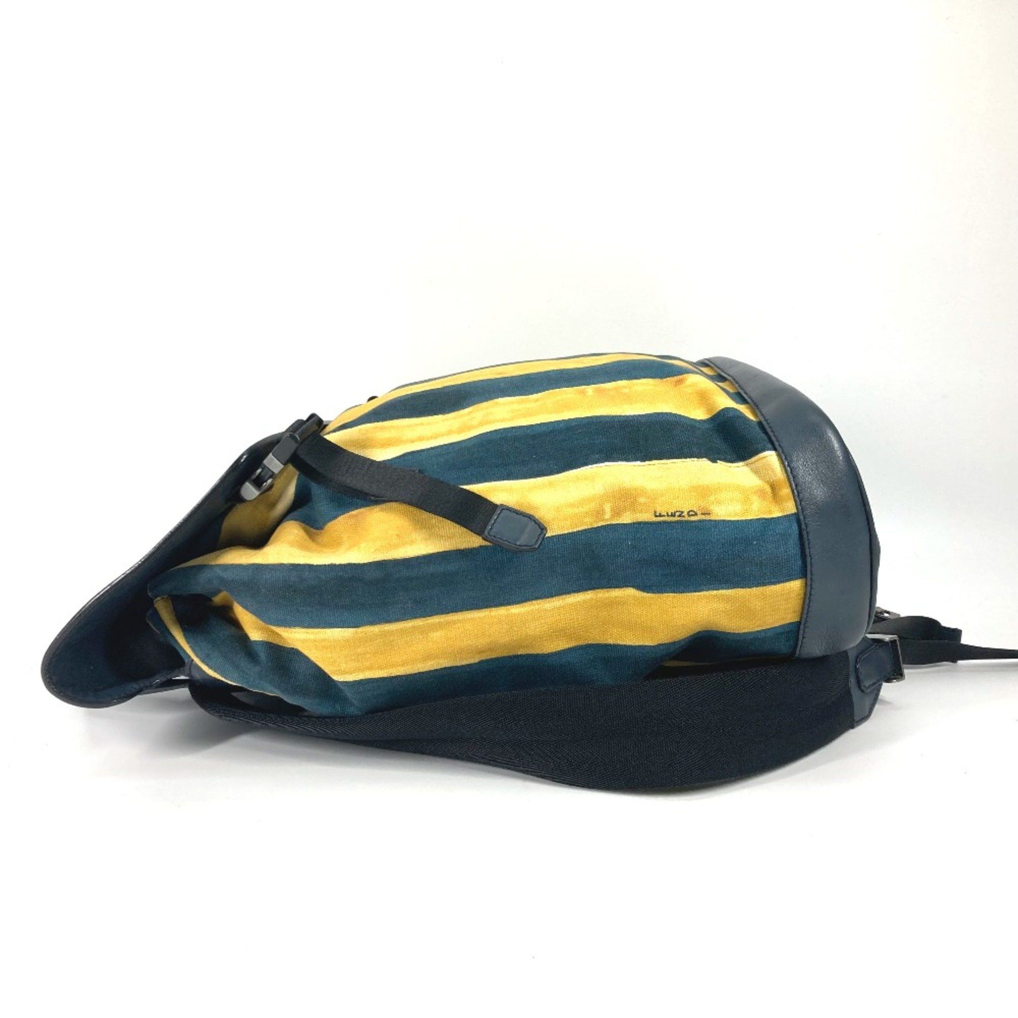 Fendi Fendi 7VZ031 backpack bag Backpack yellow Navy Size ONE SIZE - 3 Thumbnail