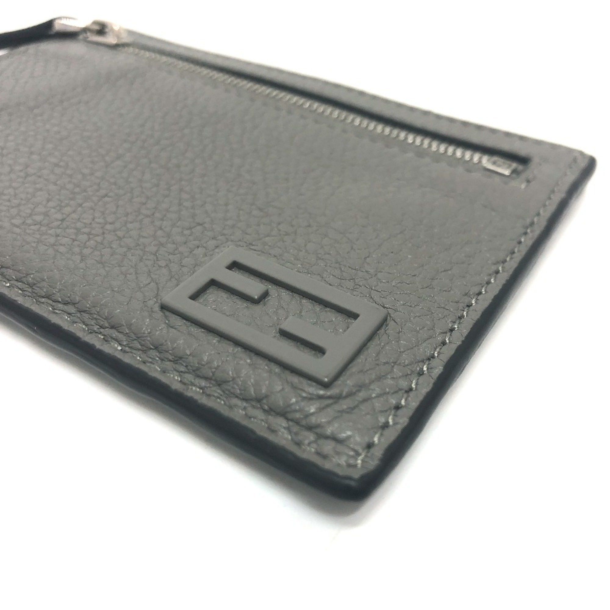 Fendi Fendi 7M0310 coin purse Card Case gray SilverHardware Size ONE SIZE - 5 Thumbnail
