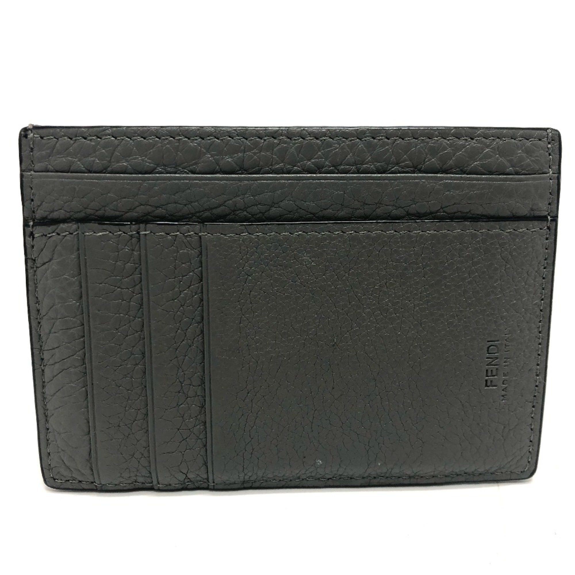 Fendi Fendi 7M0310 coin purse Card Case gray SilverHardware Size ONE SIZE - 2 Thumbnail