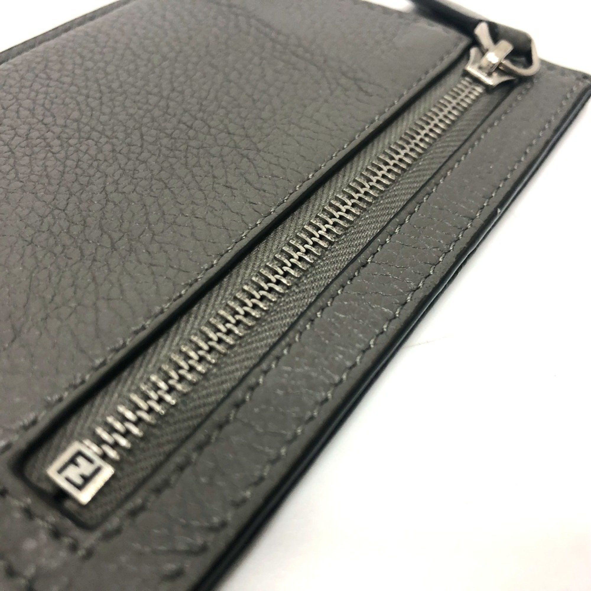 Fendi Fendi 7M0310 coin purse Card Case gray SilverHardware Size ONE SIZE - 6 Thumbnail