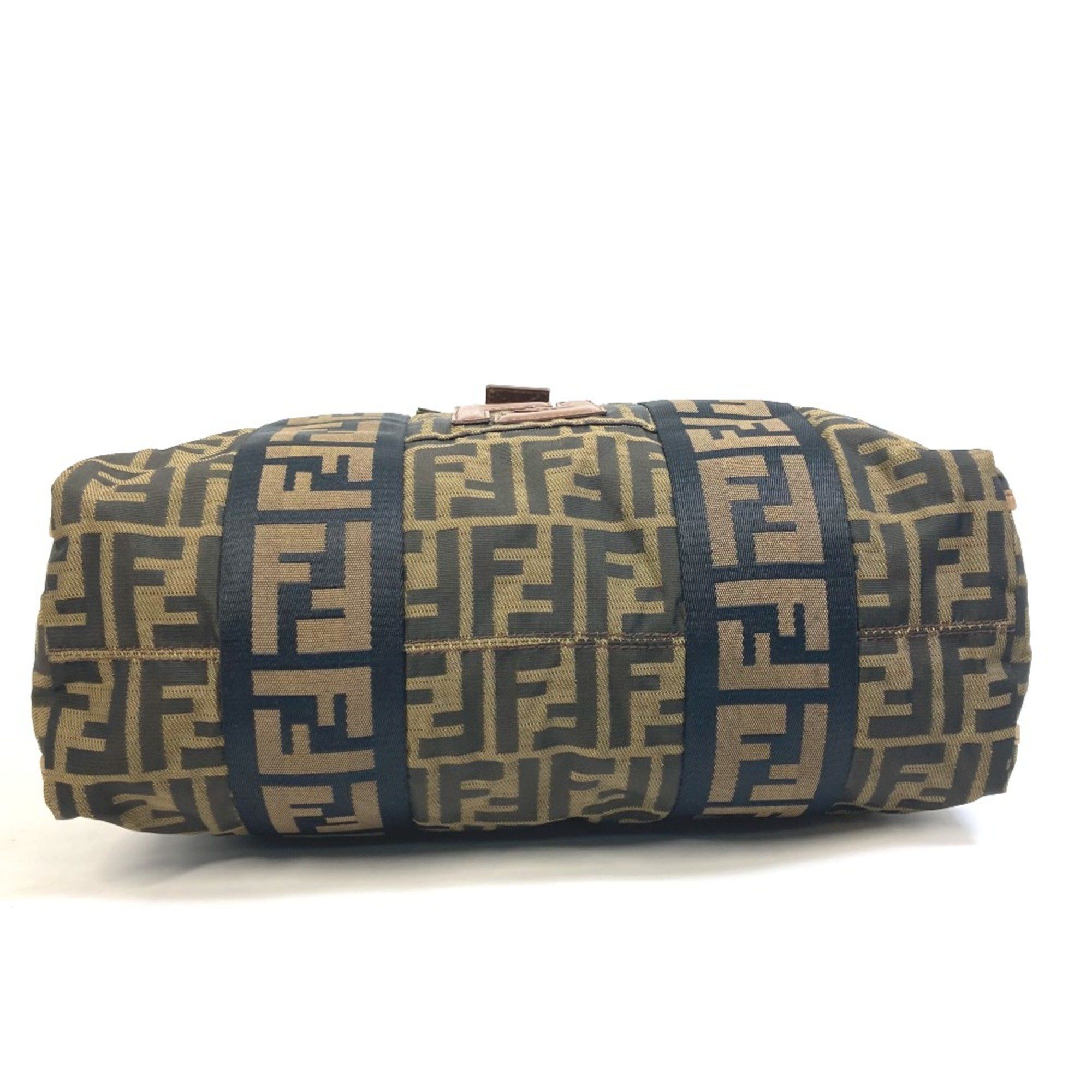 Fendi Fendi 7VA158 Zucca FF pattern Bag Tote Bag Brown Black Size ONE SIZE - 9 Thumbnail