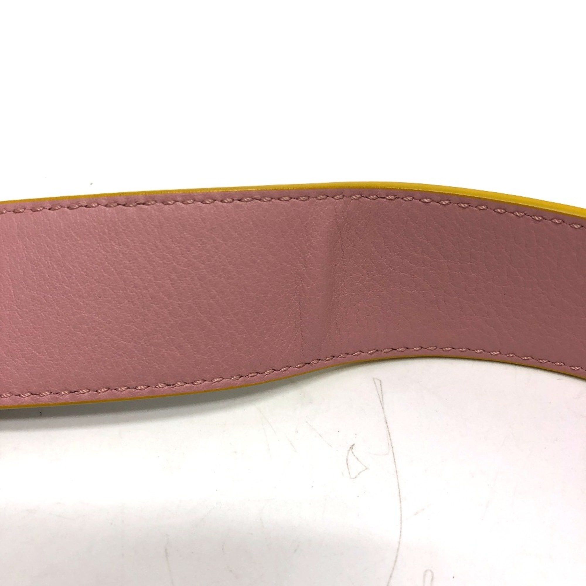Fendi Fendi Strap only logo Shoulder strap Gray /pink SilverHardware Size ONE SIZE - 4 Thumbnail