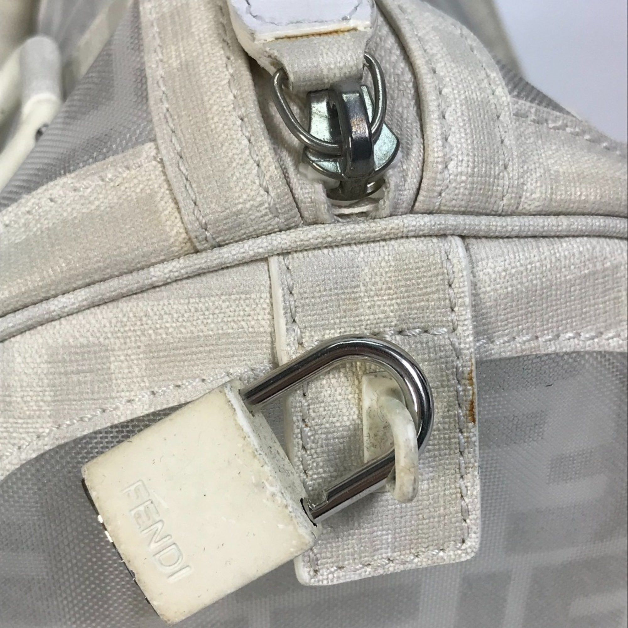 Fendi Fendi Hand Bag mini Duffle Bag White Size ONE SIZE - 8 Thumbnail