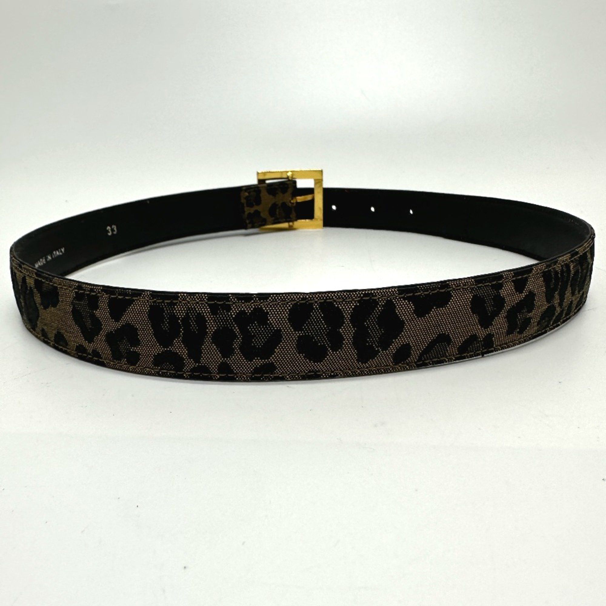 Fendi Fendi Leopard belt Brown/Red GoldHardware Size ONE SIZE - 6 Thumbnail