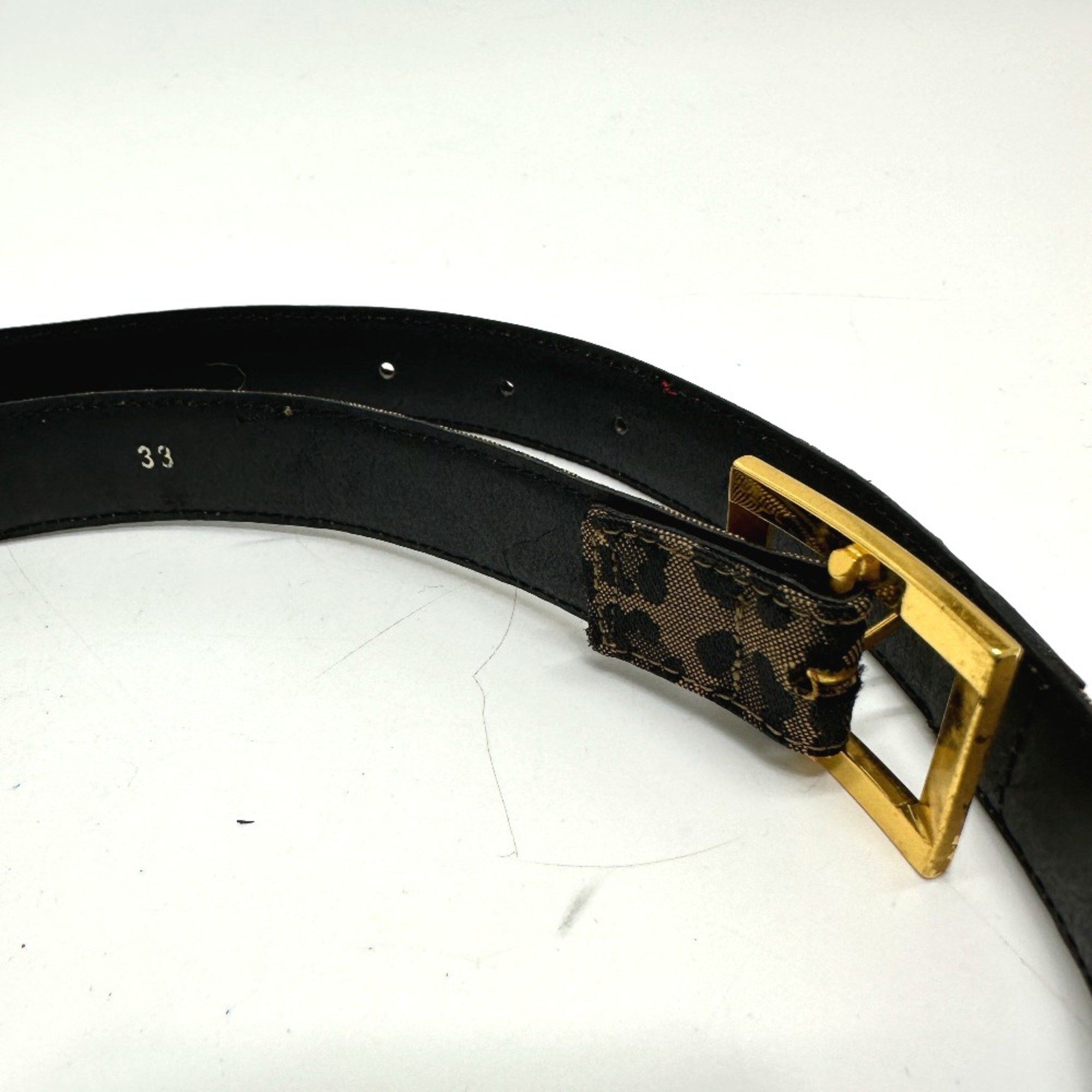 Fendi Fendi Leopard belt Brown/Red GoldHardware Size ONE SIZE - 12 Thumbnail