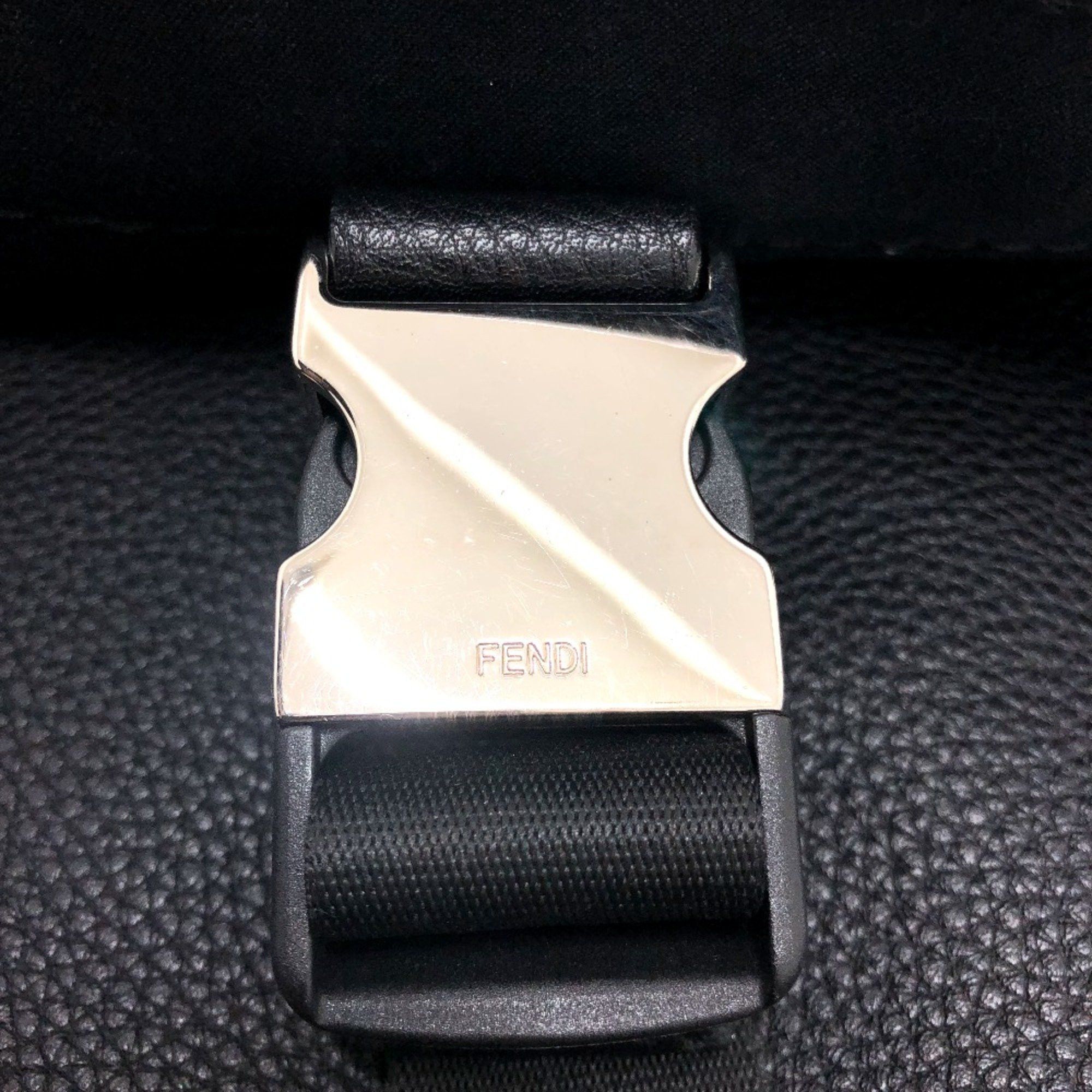 Fendi Fendi 7VZ011 Backpack Black SilverHardware Size ONE SIZE - 12 Thumbnail