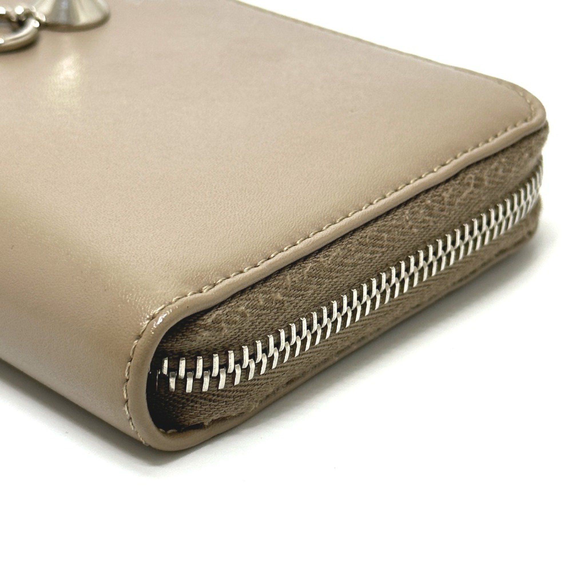 Fendi Fendi 8M0299 Zip Around Long Wallet Beige Size ONE SIZE - 4 Thumbnail
