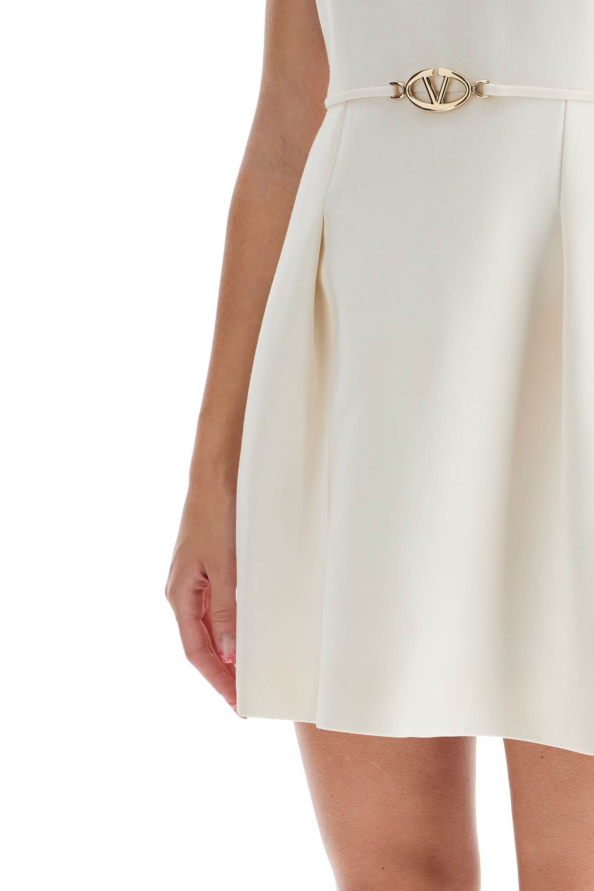 Valentino VALENTINO GARAVANI Short Crepe Couture Dress Size S / US 4 / IT 40 - 4 Thumbnail