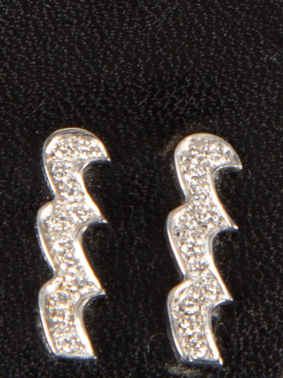 Gucci Black Leather & 18kt Diamond Aquarius Dog Tag Pendant Size ONE SIZE - 2 Thumbnail