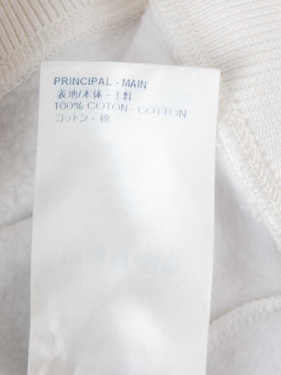 Louis Vuitton 2018 White Vivienne Forever Top Size S / US 4 / IT 40 - 9 Thumbnail