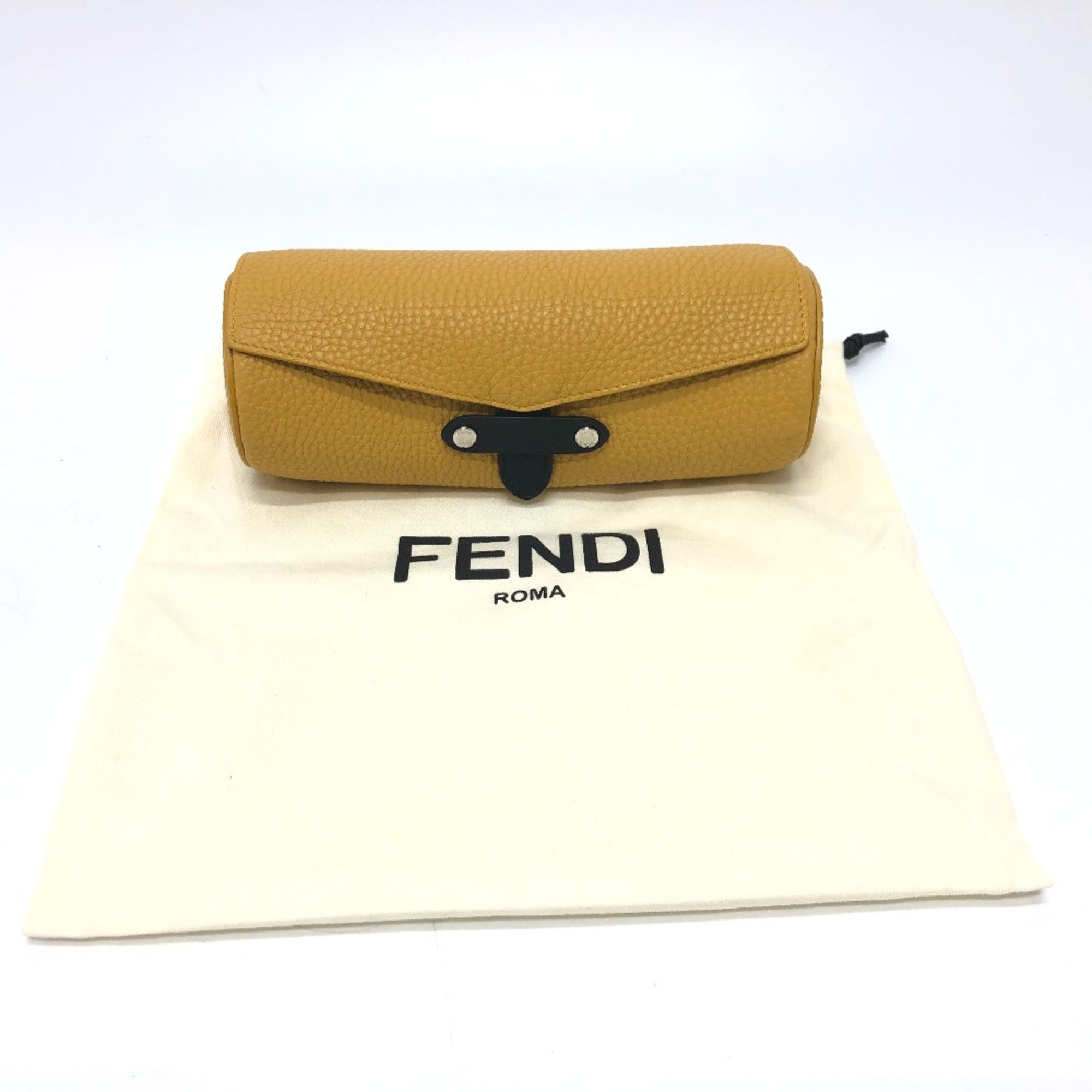 Fendi Fendi 7AS073 Watch case Watch case Accessory case yellow Black/SilverHardware Size ONE SIZE - 15 Thumbnail