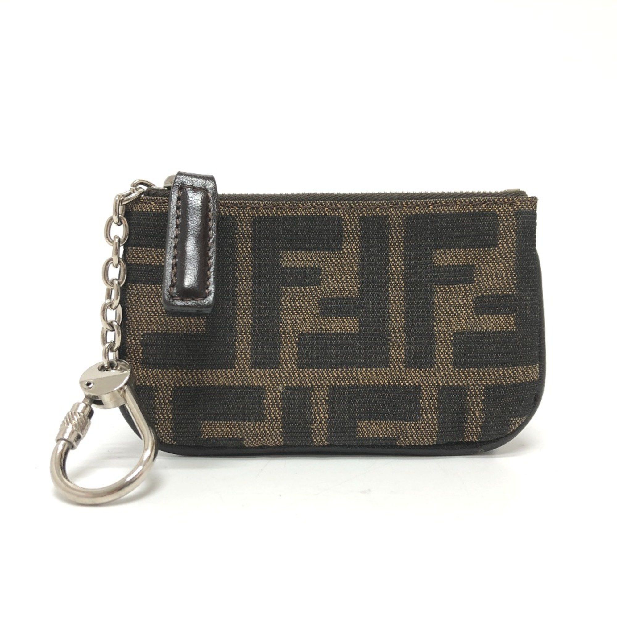 Fendi Fendi Zucca coin purse Brown SilverHardware Size ONE SIZE - 2 Thumbnail