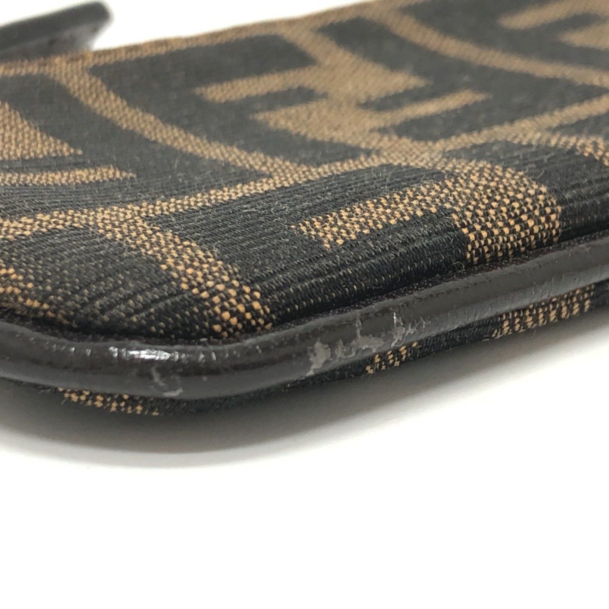 Fendi Fendi Zucca coin purse Brown SilverHardware Size ONE SIZE - 5 Thumbnail