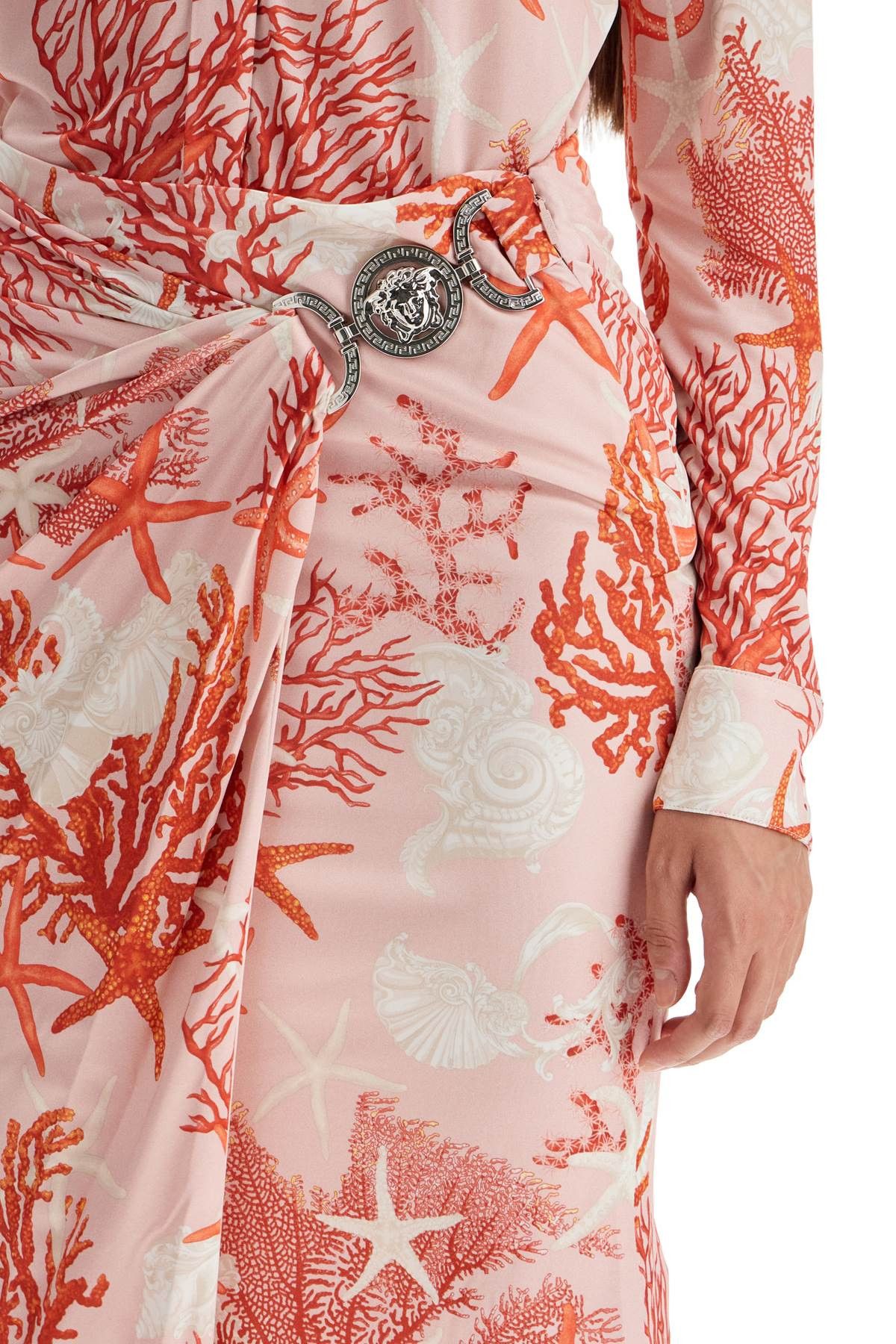 Versace VERSACE "Baroque Sea Jersey Skirt Size 27" / US 4 / IT 40 - 4 Thumbnail