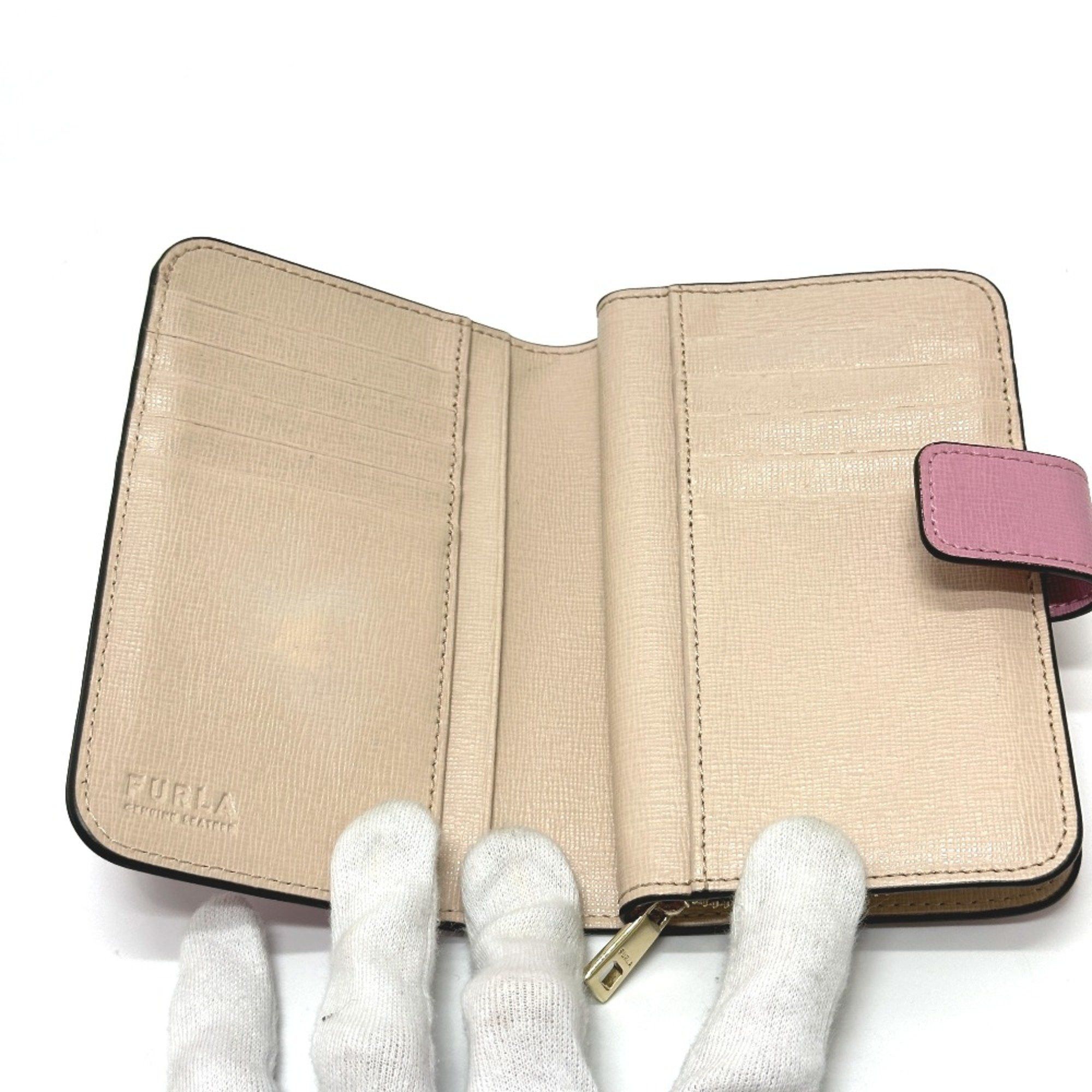 Furla Furla logo Folded wallet pink Size ONE SIZE - 9 Thumbnail