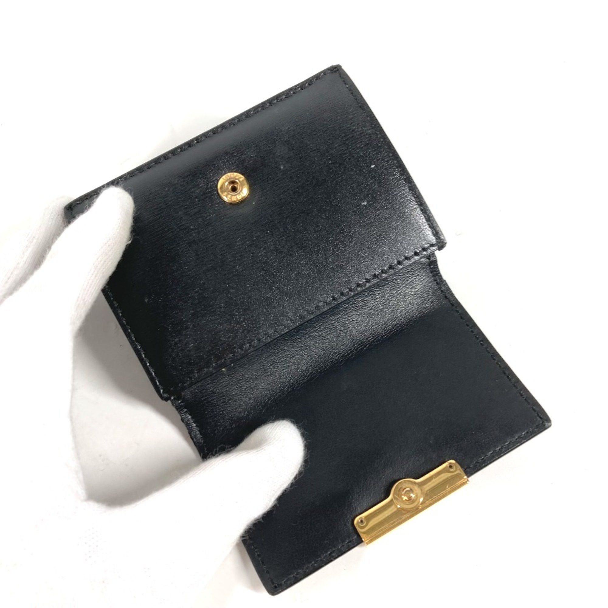 Fendi Fendi 8M0395 Compact wallet Trifold wallet Black Size ONE SIZE - 9 Thumbnail