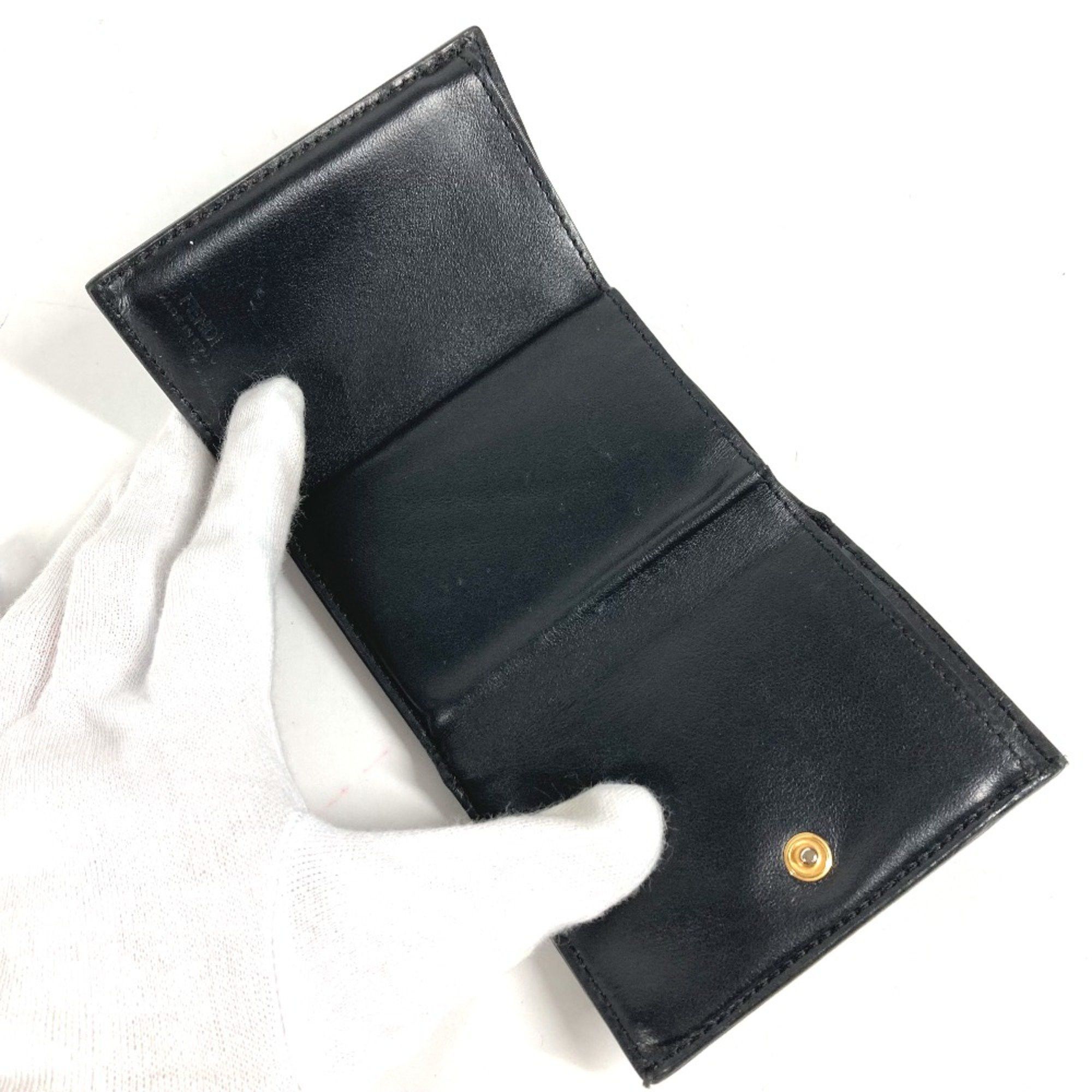 Fendi Fendi 8M0395 Compact wallet Trifold wallet Black Size ONE SIZE - 11 Thumbnail