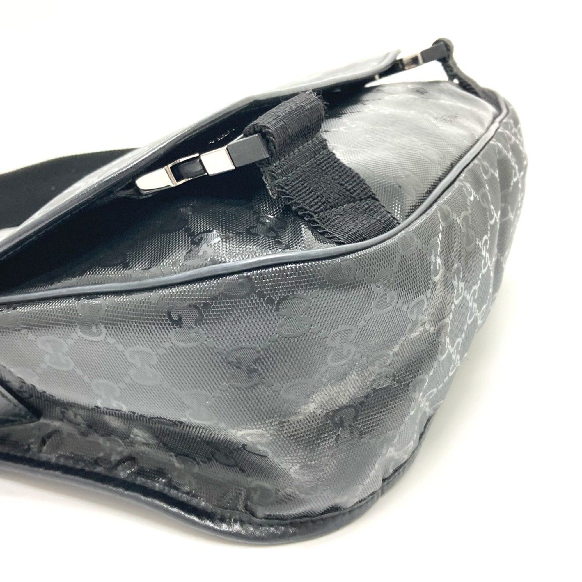 Gucci Gucci 201732 GG implementation Kaban One Shoulder Bag Messenger Bag Shoulder Bag Black Size ONE SIZE - 6 Thumbnail